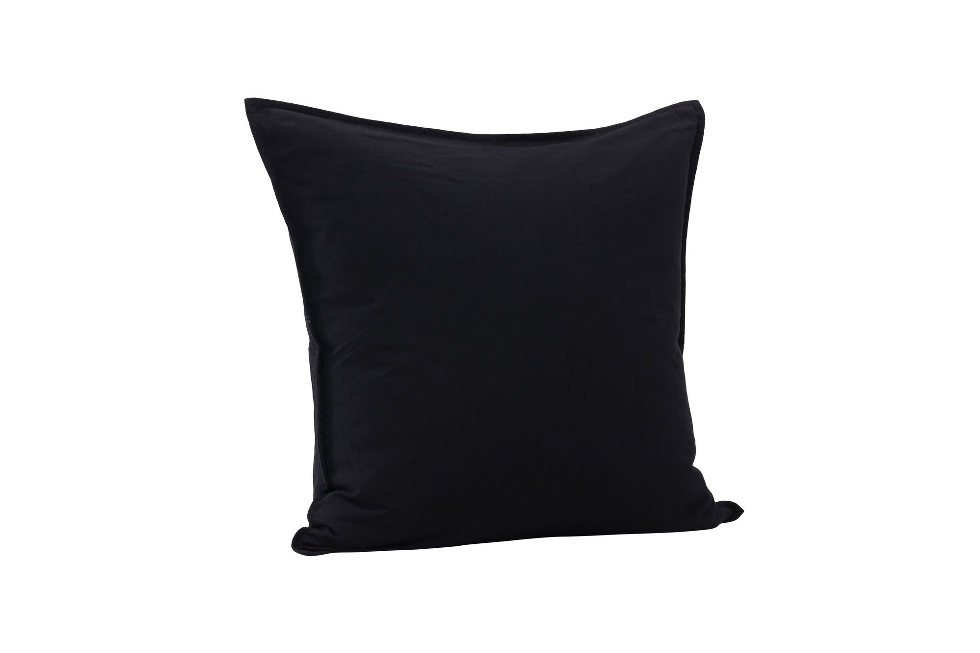 Venture Home Ronja Cushion Cover Washed Cotton - Black 60x60