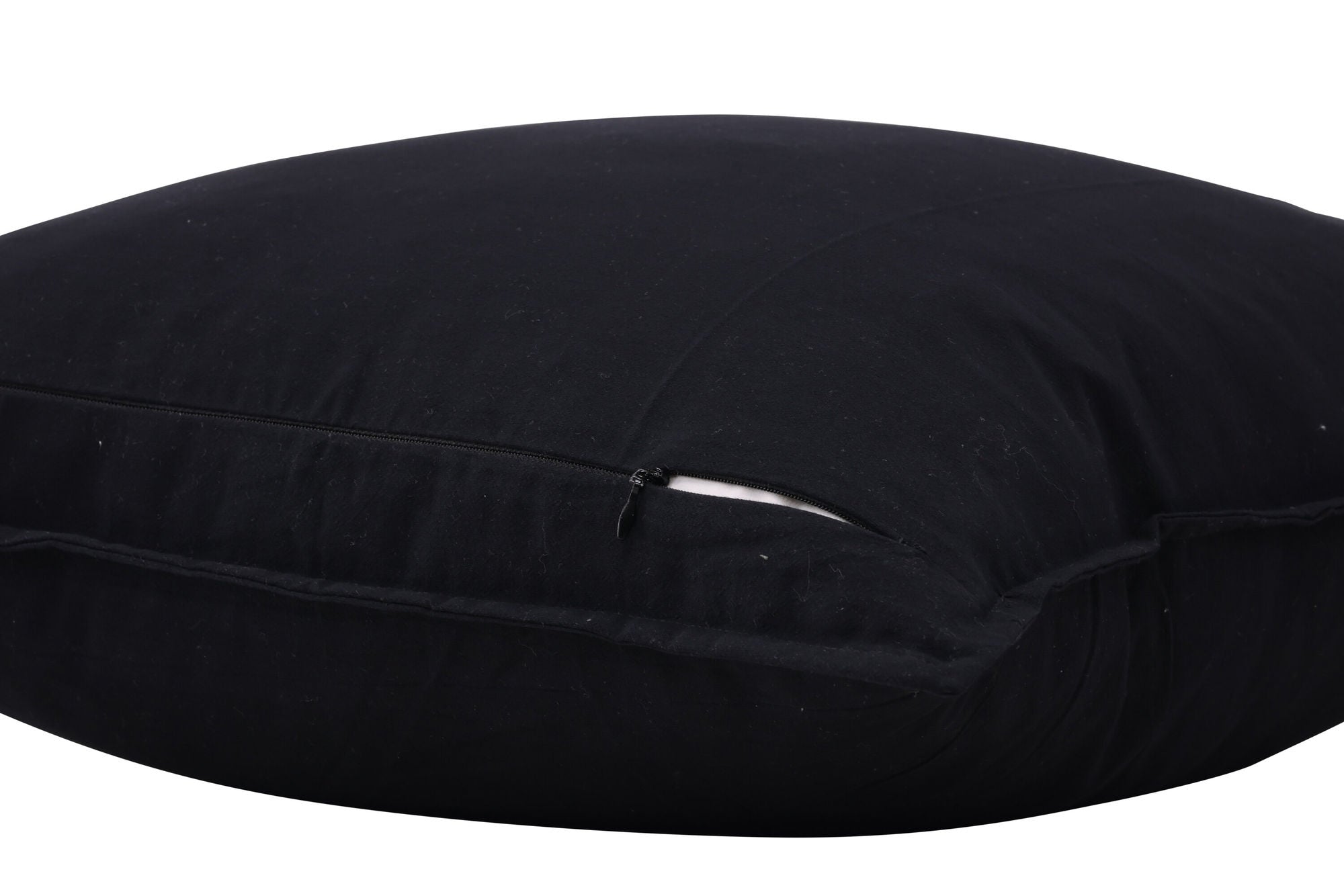 Venture Home Ronja Cushion Cover Washed Cotton - Black 60x60