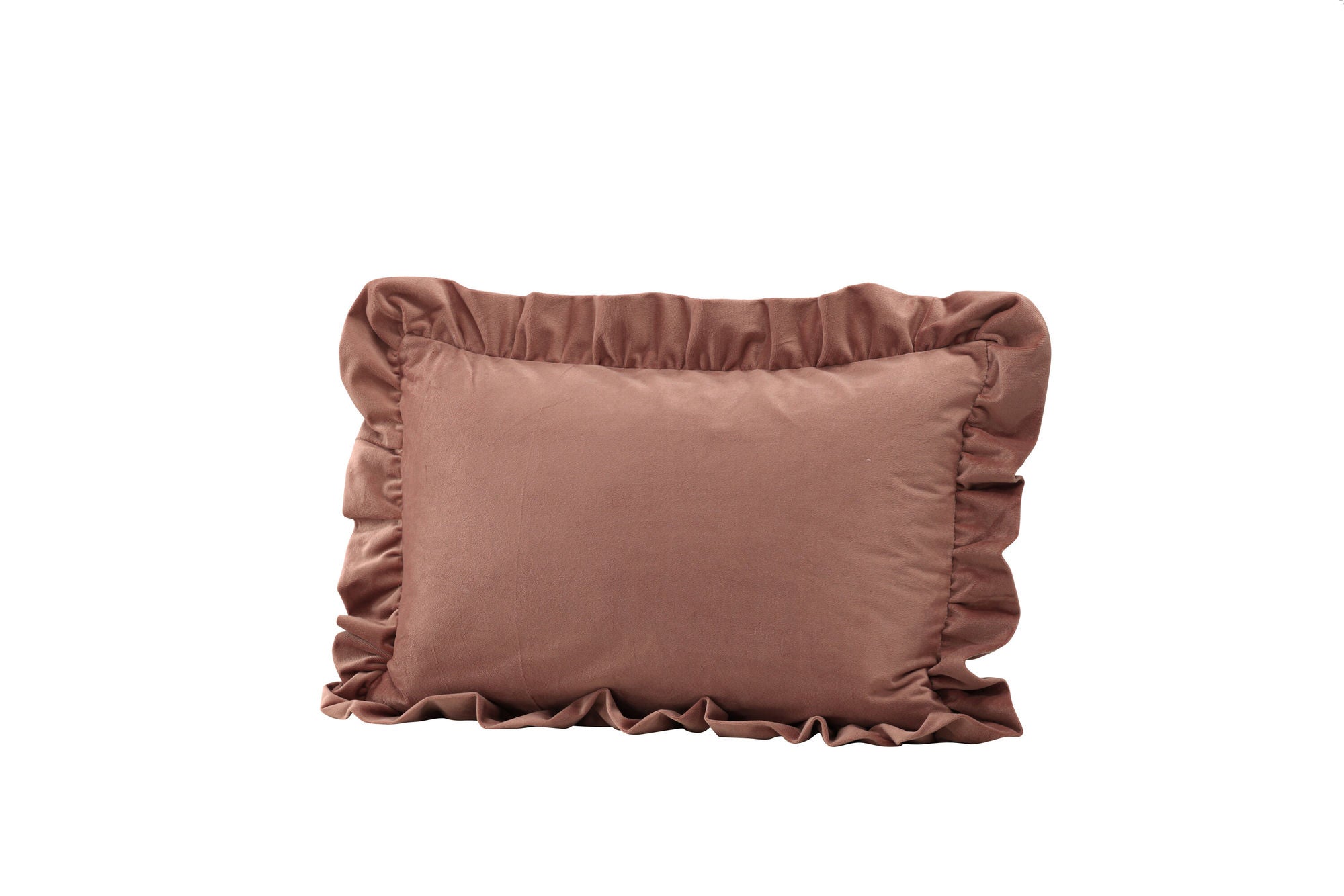 Venture Home Hailey Cushion Cover Poly Velvet - Pink 40x60