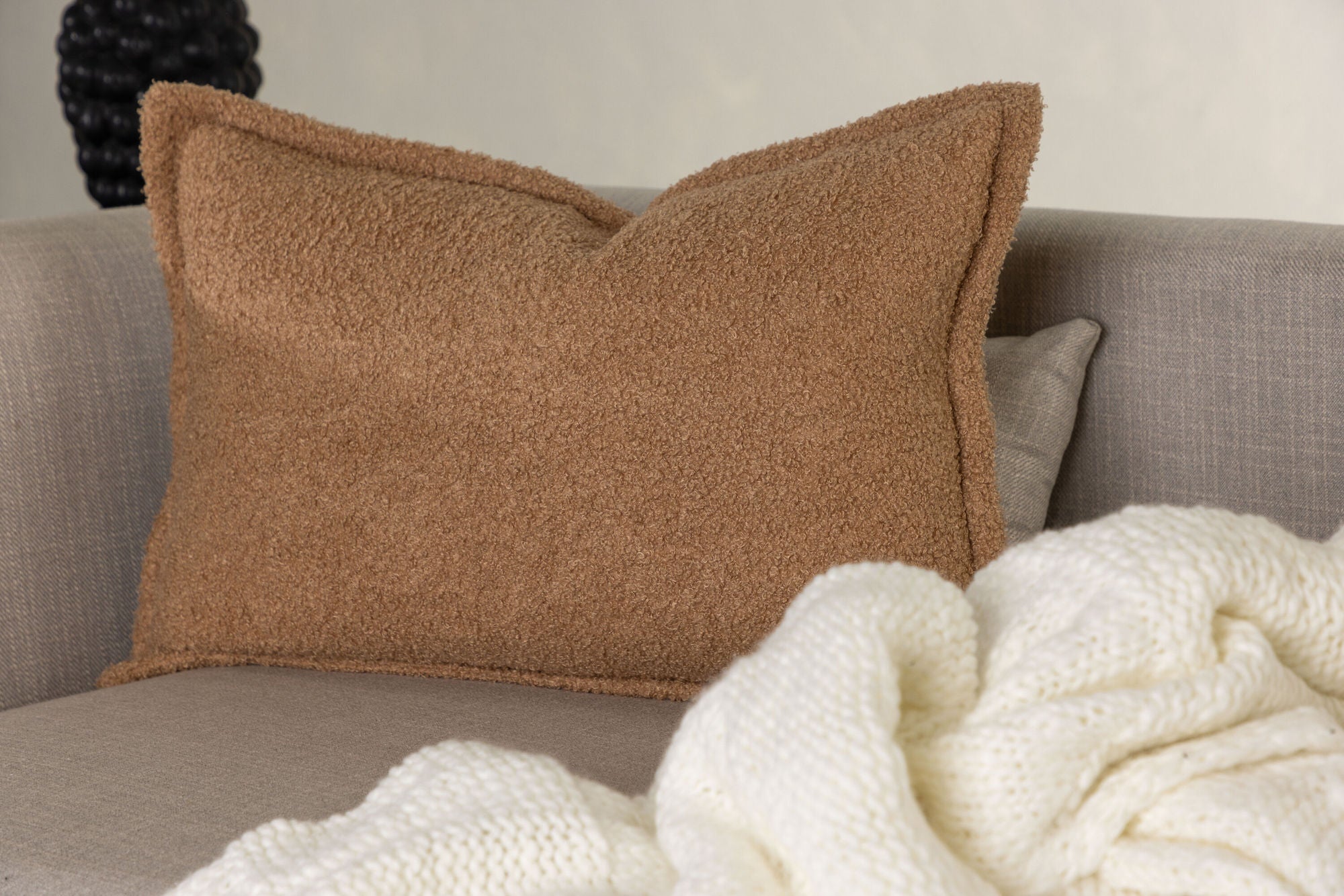 Venture Home Tuva Cushion Cover Teddy fur - Beige 40x60
