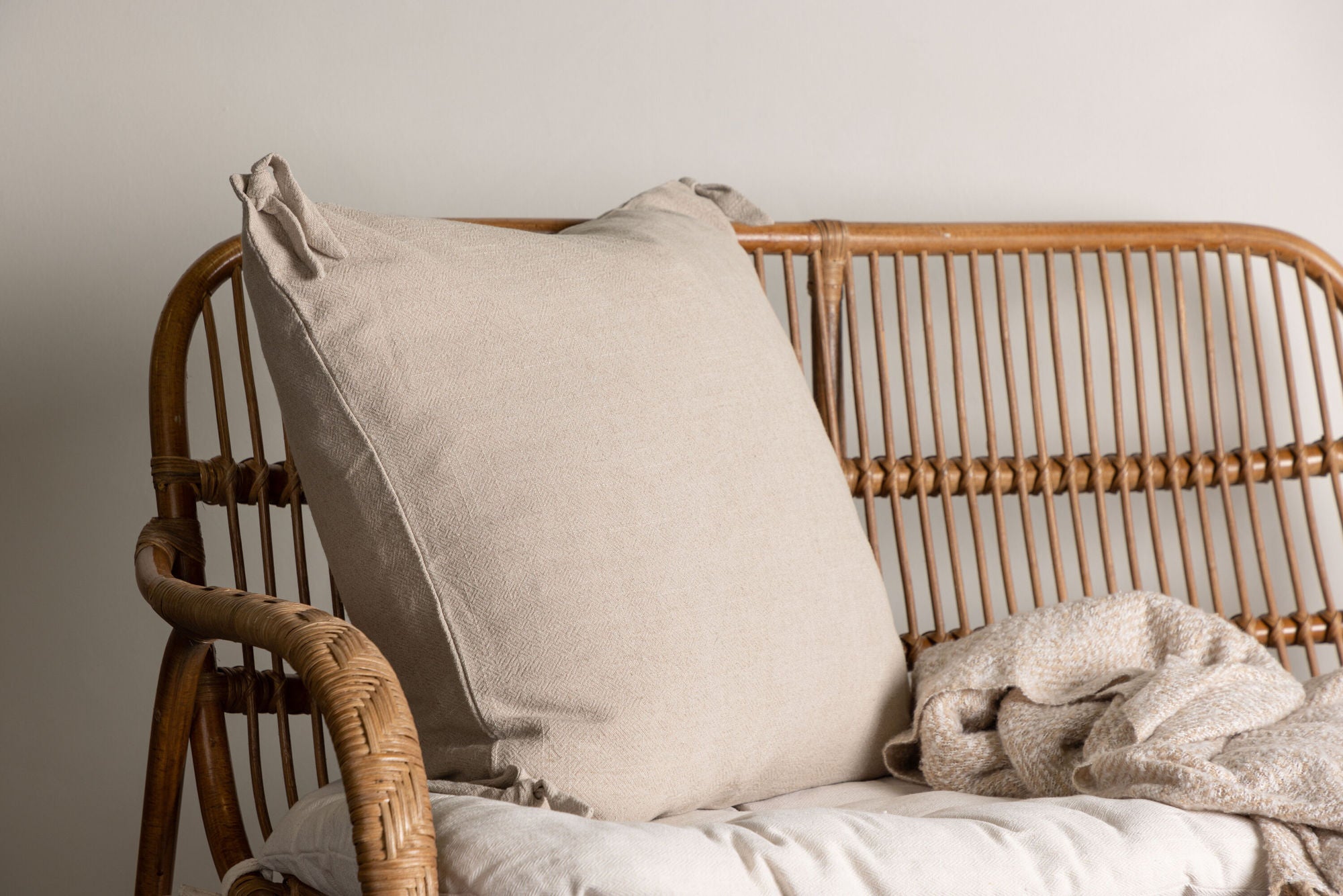 Venture Home Nora Cushion Cover Linen Viscouse - Beige 60x60