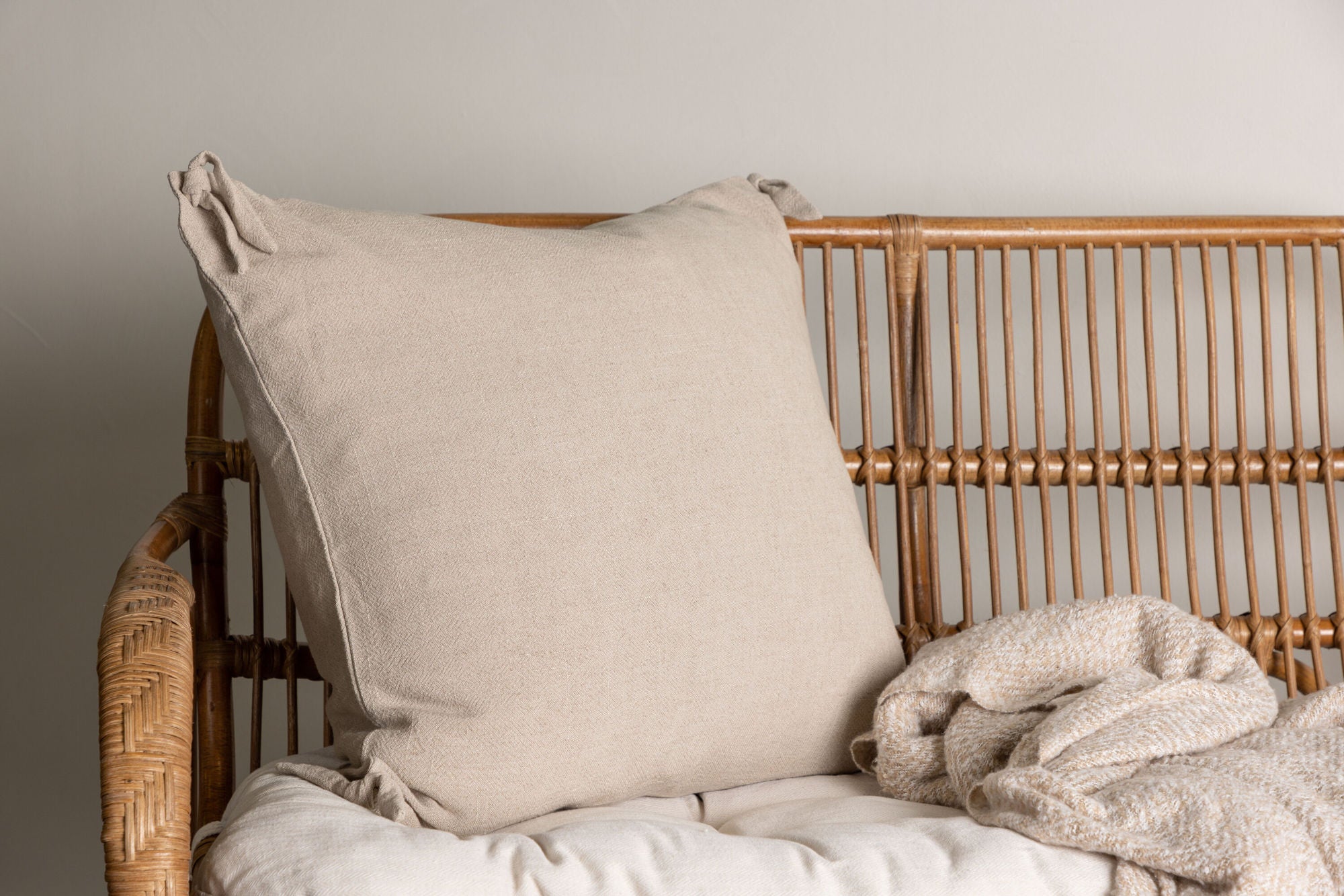 Venture Home Nora Cushion Cover Linen Viscouse - Beige 60x60