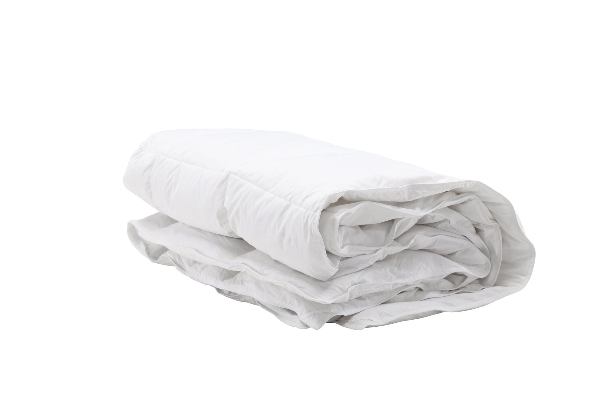 Venture Home Astrid Duvet Cotton Fabric, Feather&Poly Fiber Blending filling 450gsm - White / 200x150