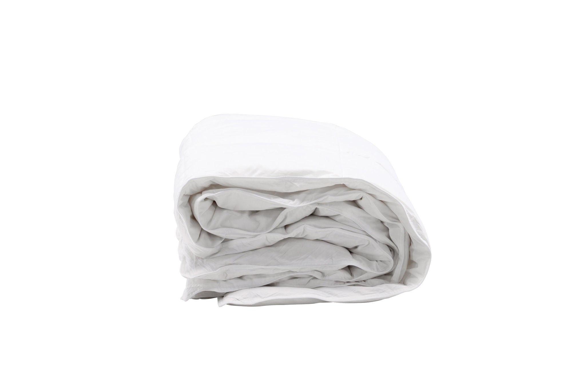 Venture Home Astrid Duvet Cotton Fabric, Feather&Poly Fiber Blending filling 450gsm - White / 200x150