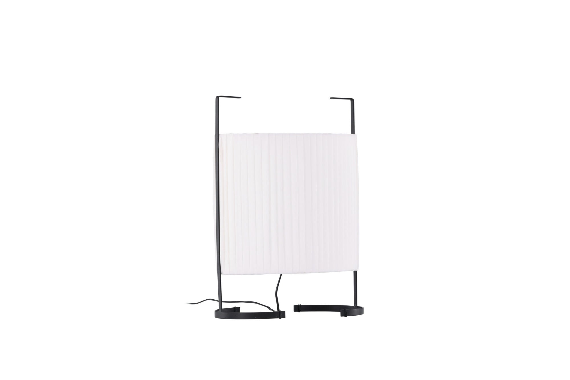 Venture Home Rennes - Small Floor lampe - Black / White fabric