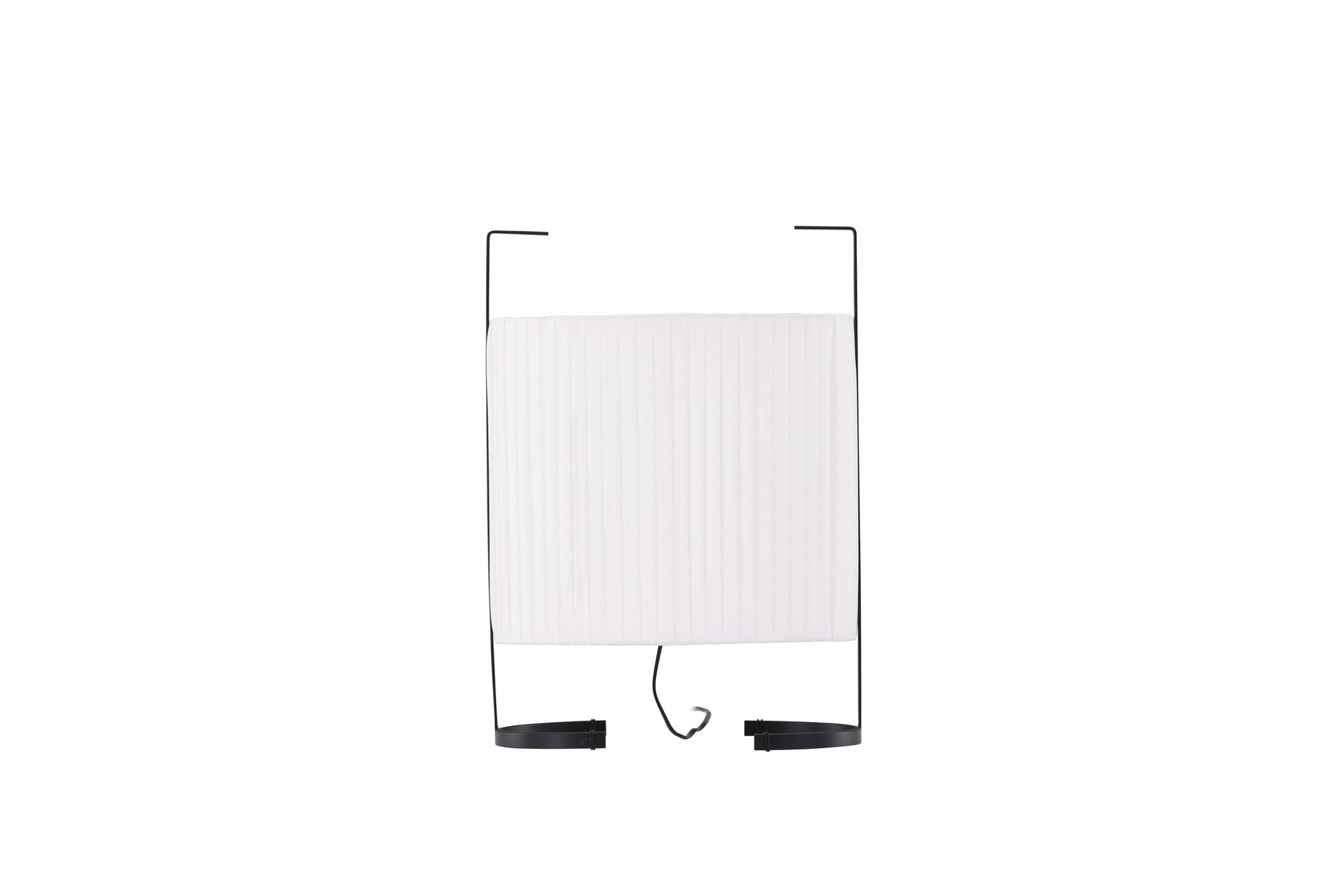 Venture Home Rennes - Small Floor lampe - Black / White fabric