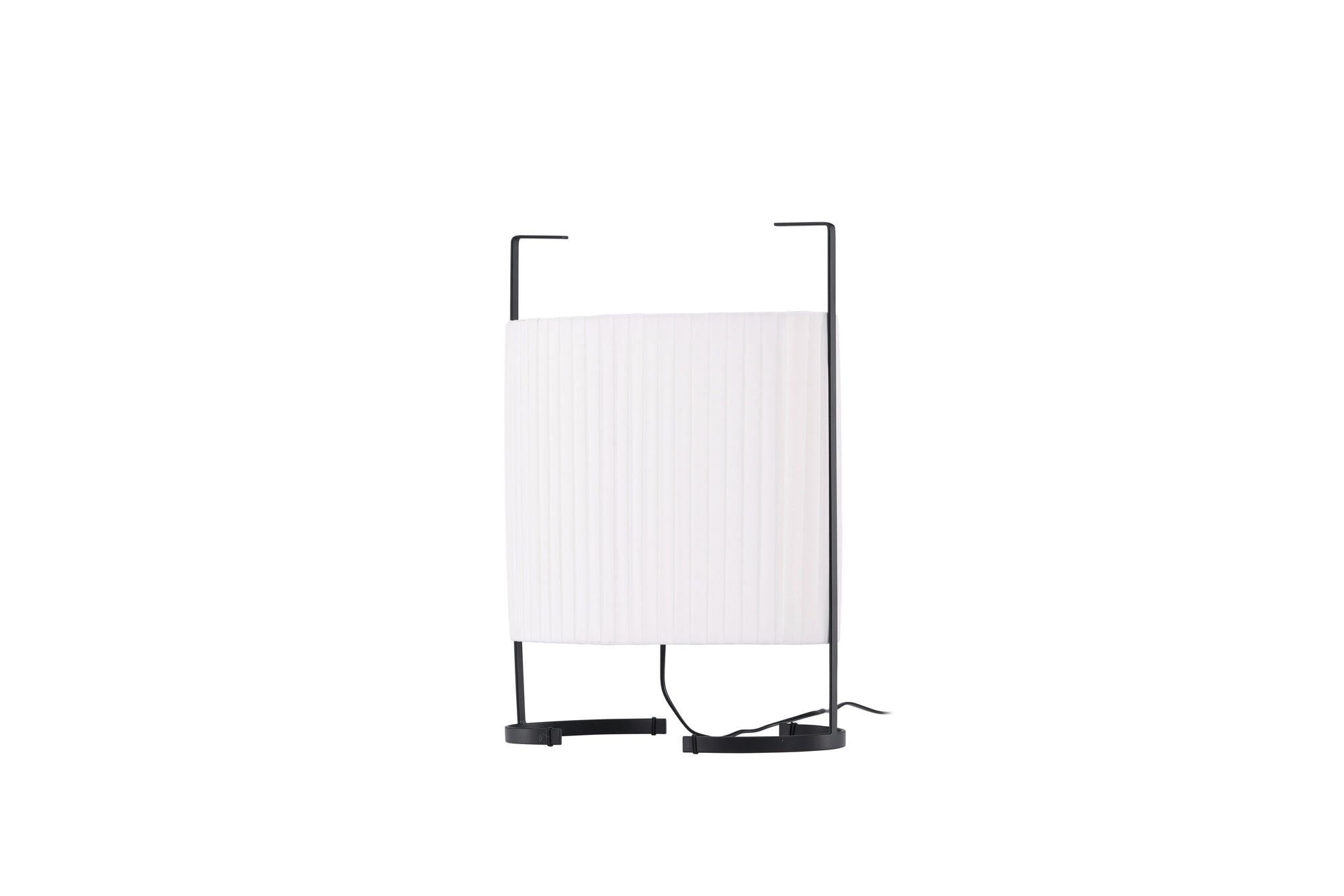 Venture Home Rennes - Small Floor lampe - Black / White fabric