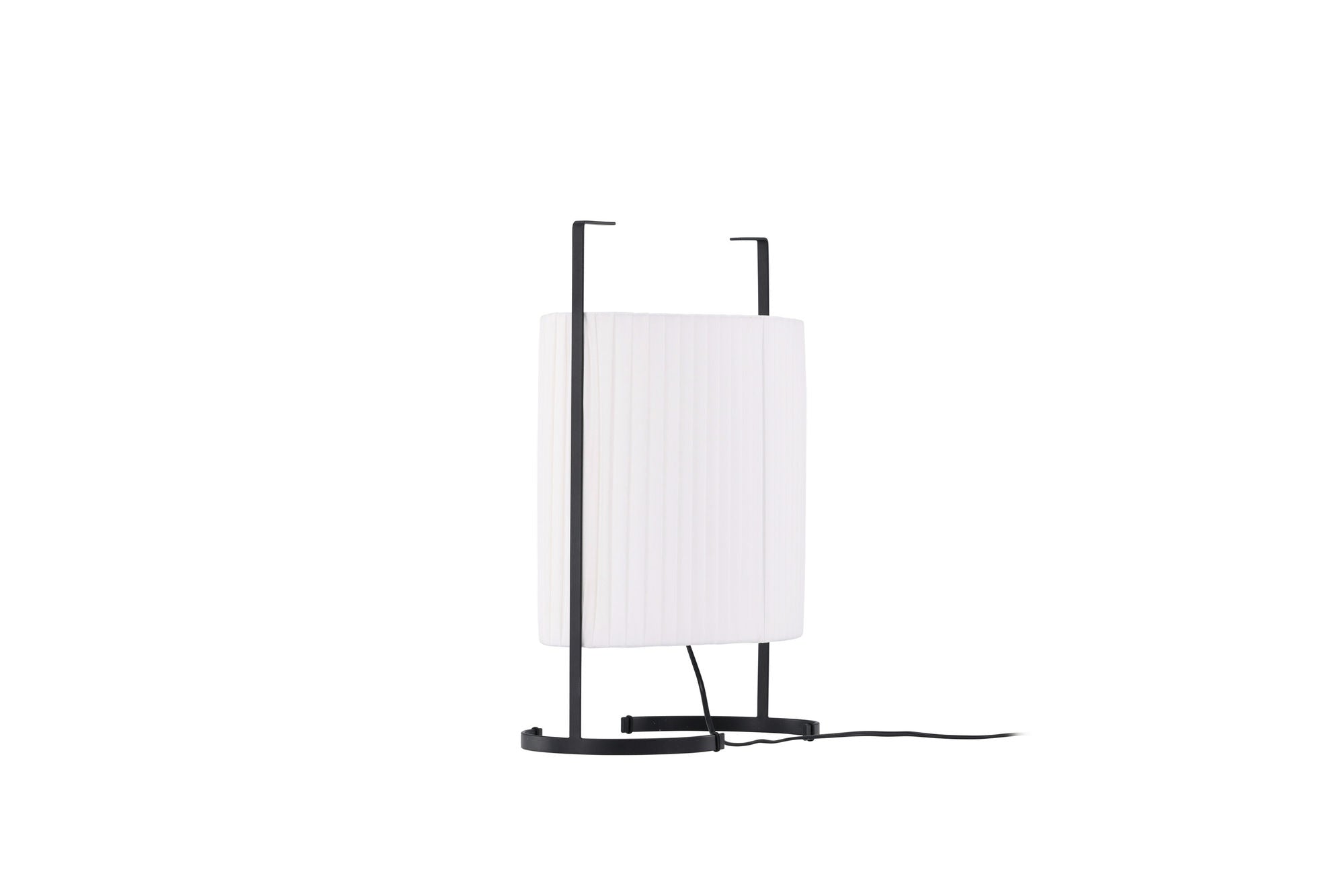 Venture Home Rennes - Small Floor lampe - Black / White fabric