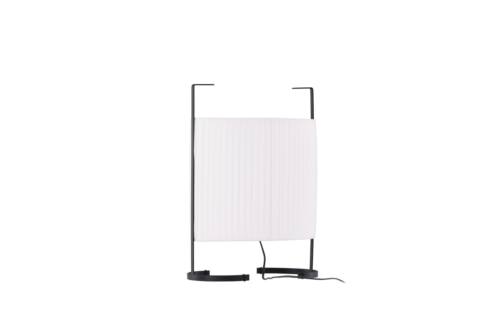 Venture Home Rennes - Small Floor lampe - Black / White fabric