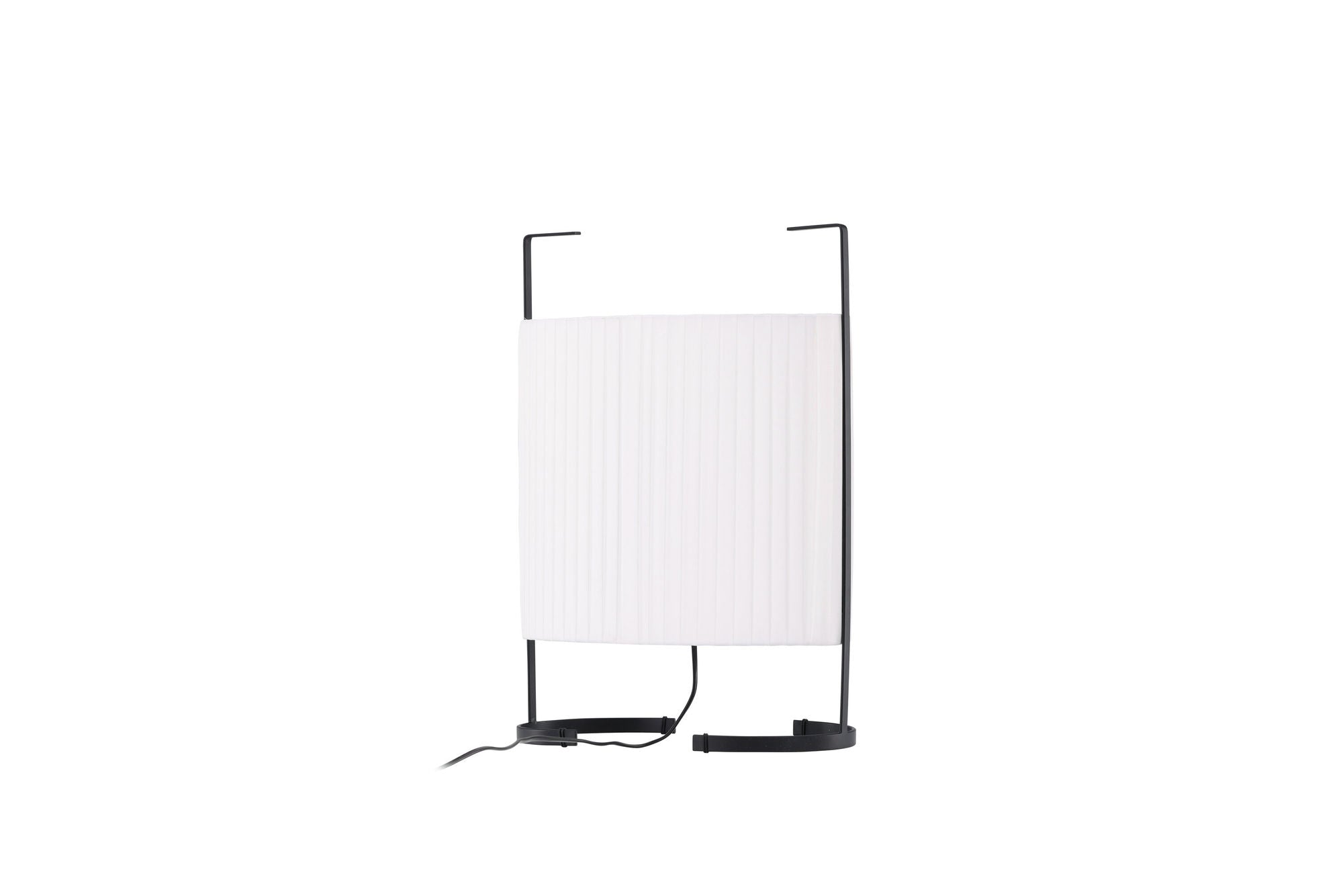 Venture Home Rennes - Small Floor lampe - Black / White fabric