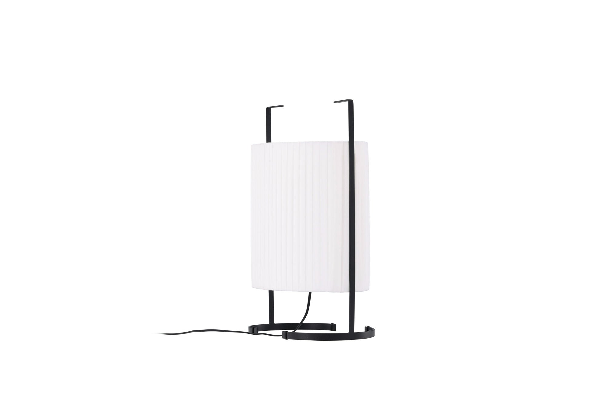 Venture Home Rennes - Small Floor lampe - Black / White fabric