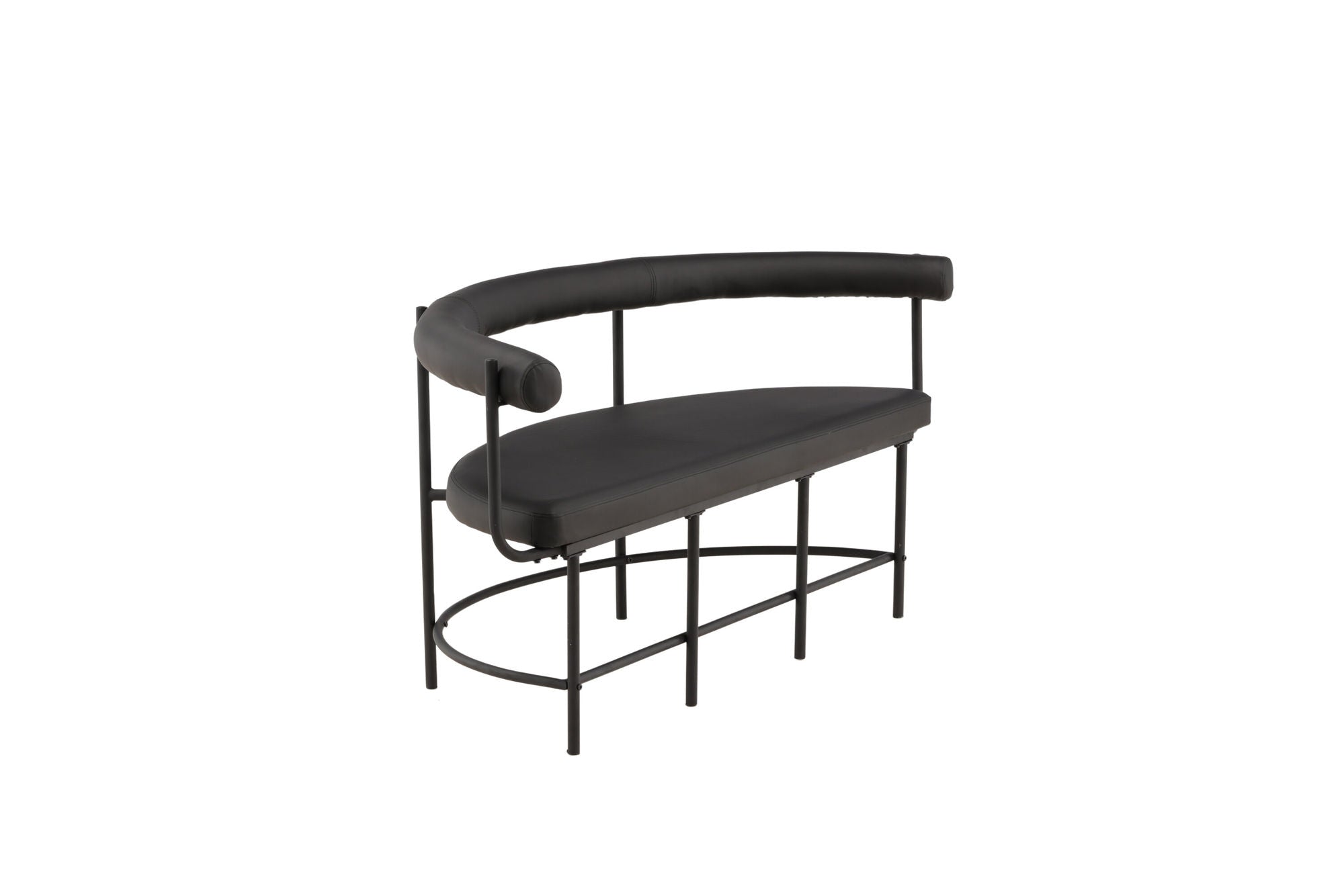 Vind Stallhagen x Josefin Lustig - bænk - Black / Black PU