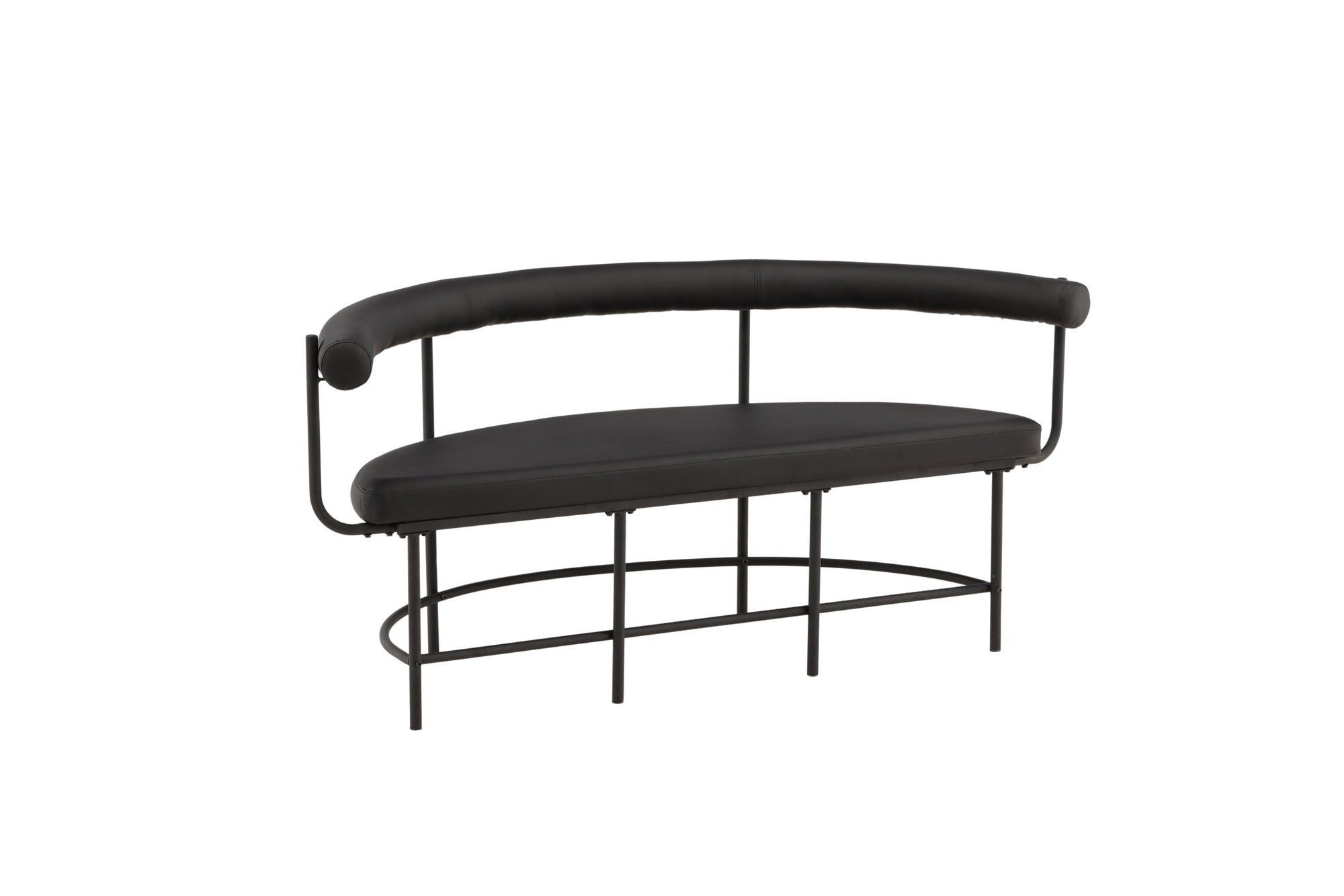 Vind Stallhagen x Josefin Lustig - bænk - Black / Black PU