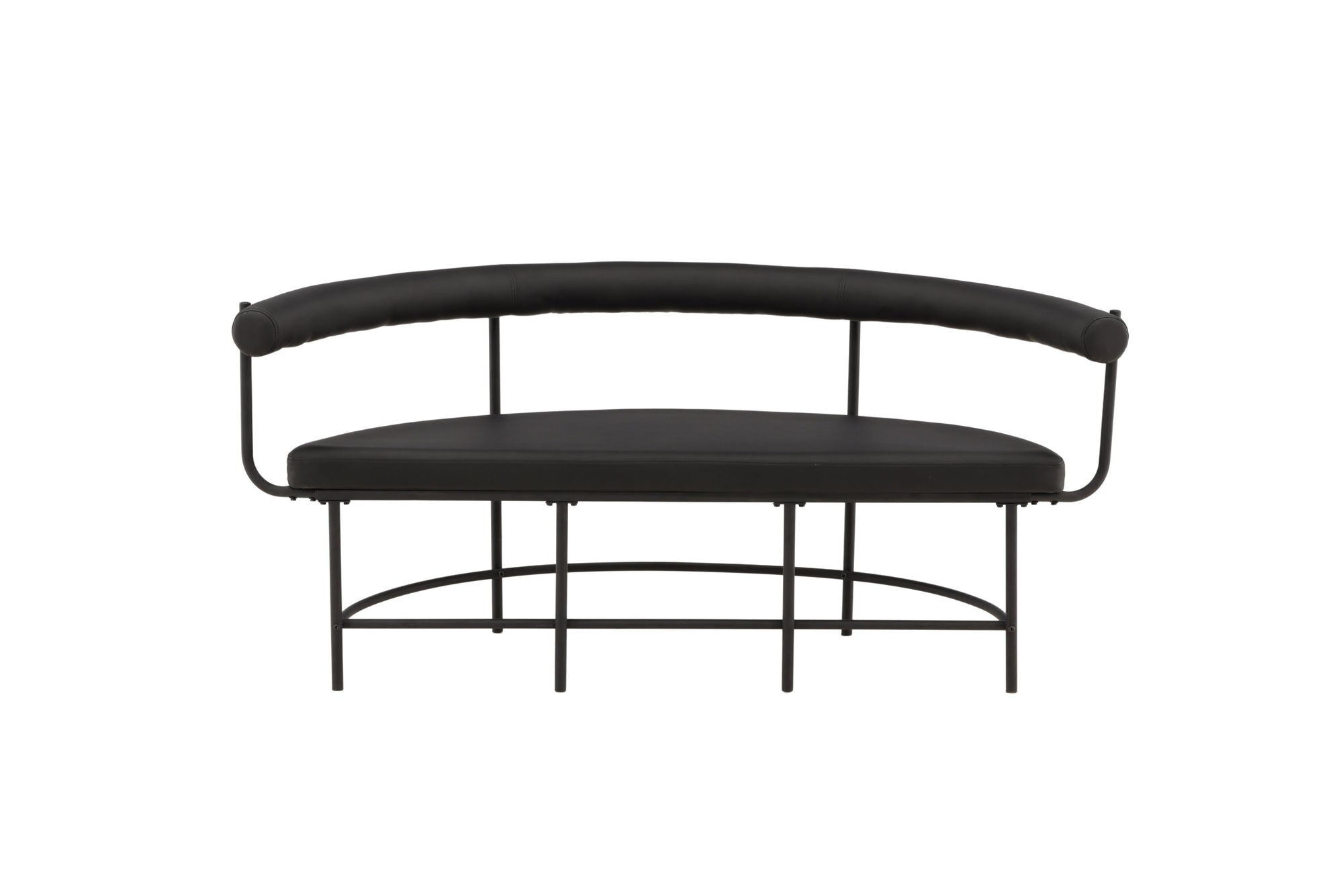 Vind Stallhagen x Josefin Lustig - bænk - Black / Black PU