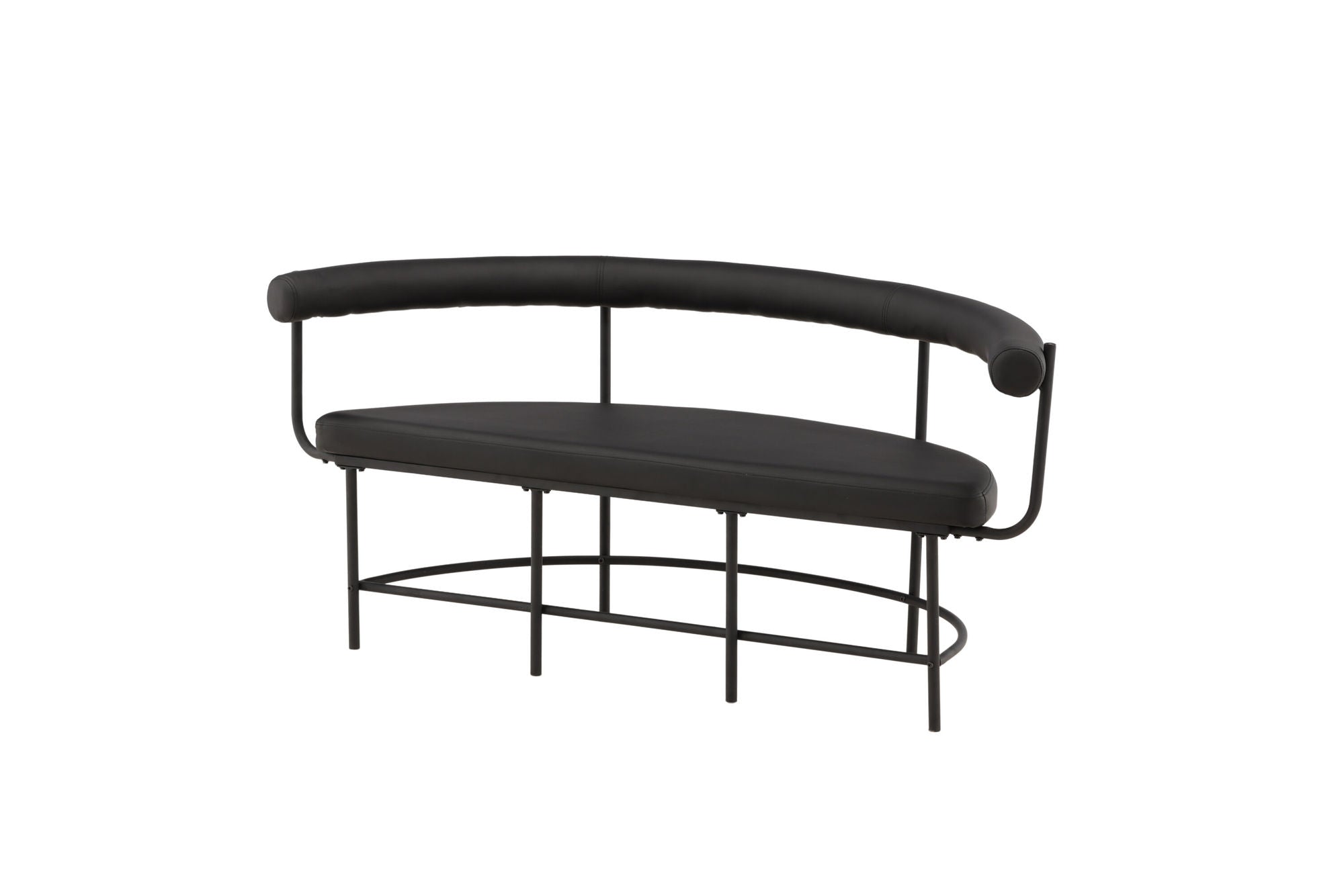 Vind Stallhagen x Josefin Lustig - bænk - Black / Black PU