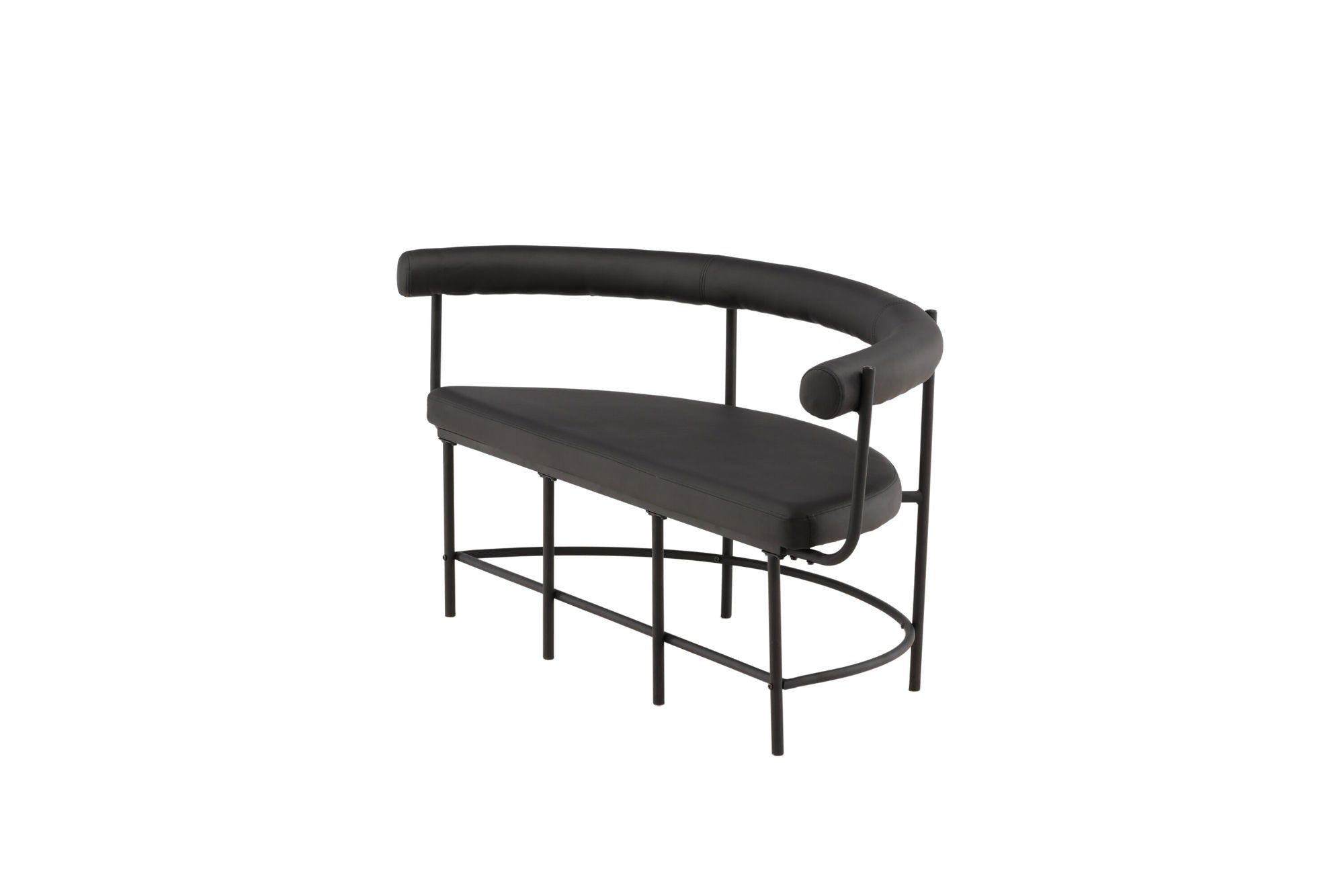 Vind Stallhagen x Josefin Lustig - bænk - Black / Black PU