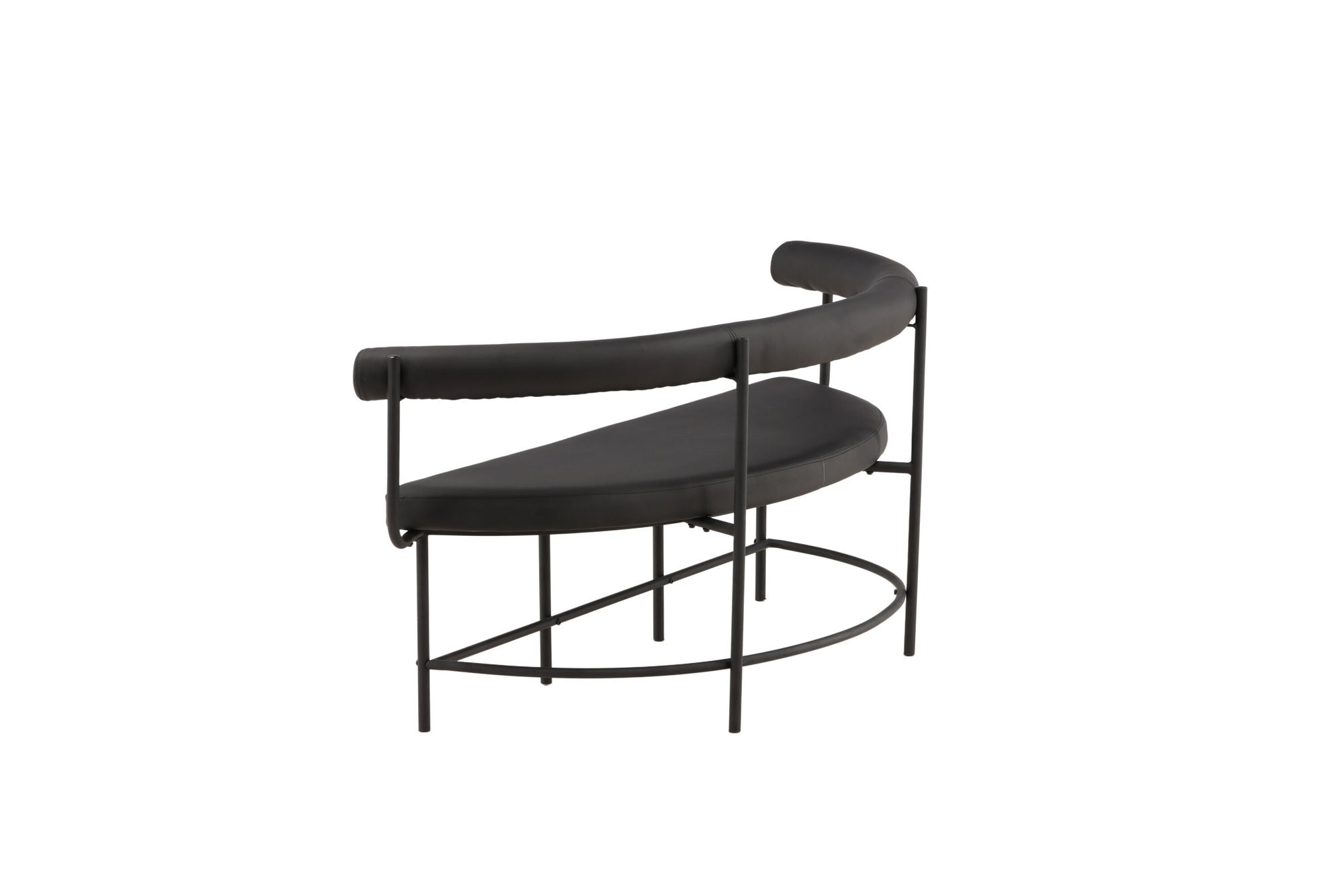 Vind Stallhagen x Josefin Lustig - bænk - Black / Black PU