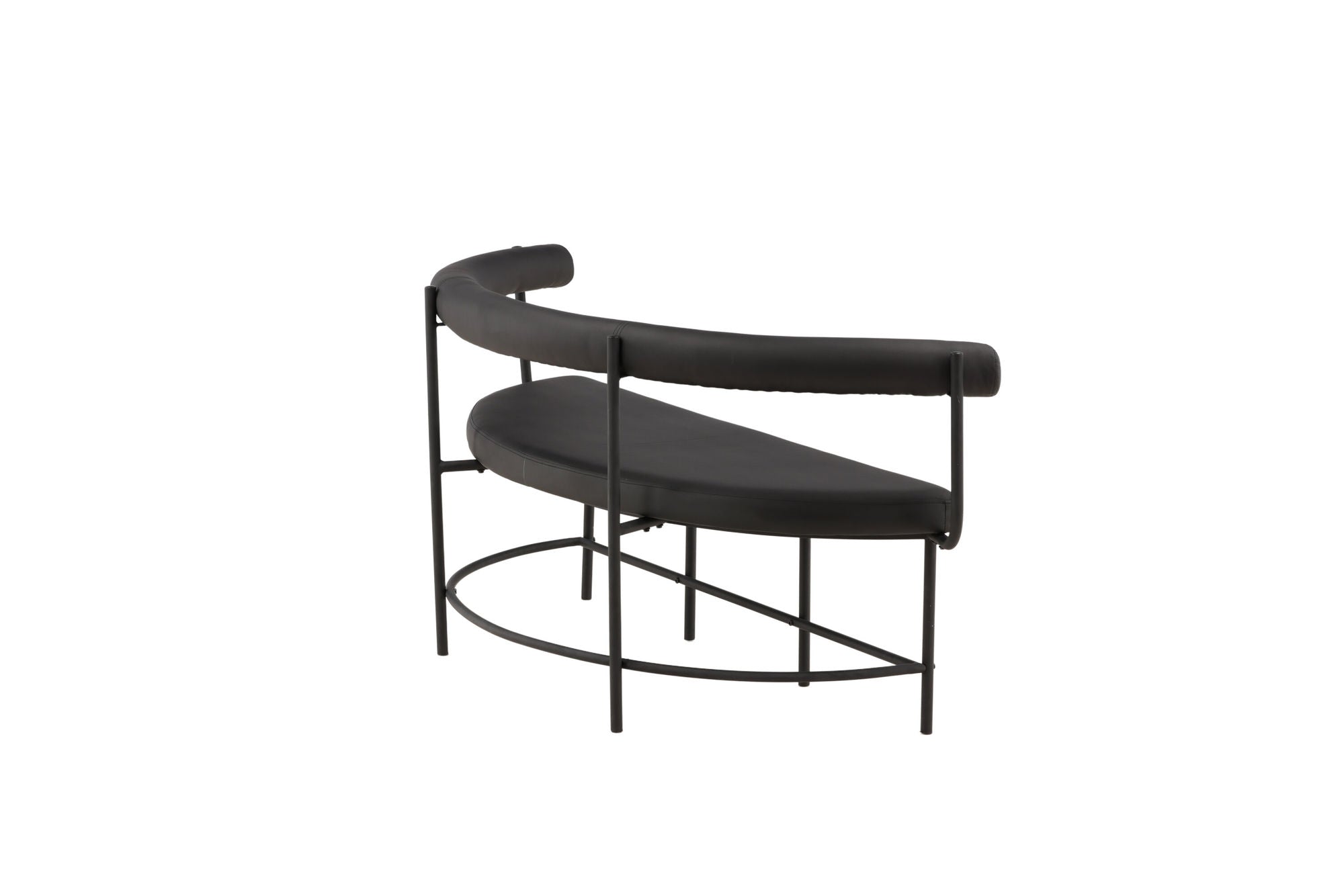 Vind Stallhagen x Josefin Lustig - bænk - Black / Black PU