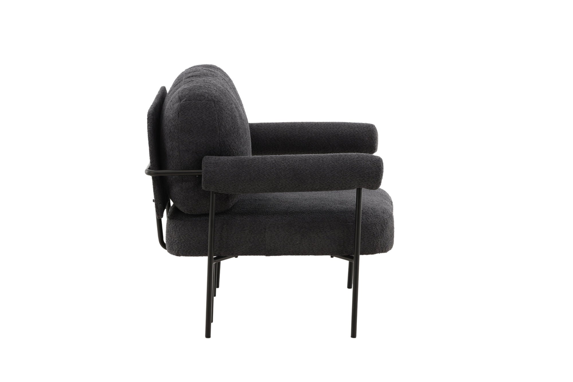 Vind Tillberga x Josefin Lustig - Arm stol - Dark Grey Boucle