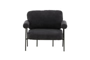 Vind Tillberga x Josefin Lustig - Arm stol - Dark Grey Boucle