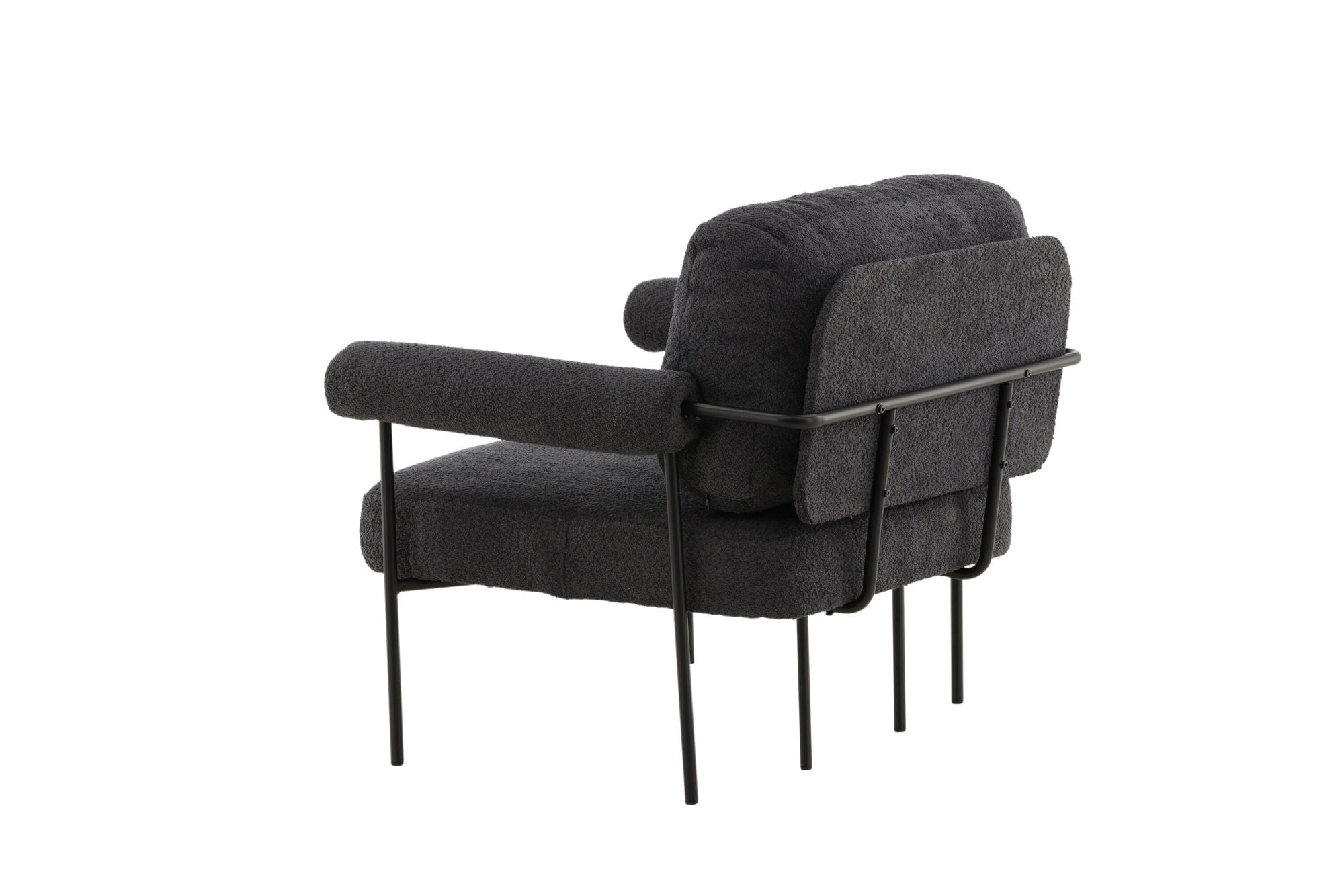Vind Tillberga x Josefin Lustig - Arm stol - Dark Grey Boucle