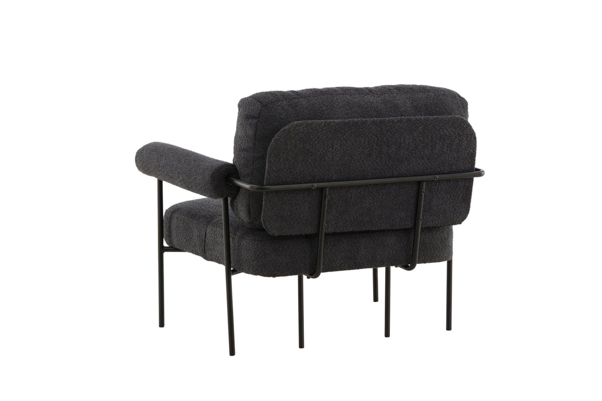 Vind Tillberga x Josefin Lustig - Arm stol - Dark Grey Boucle