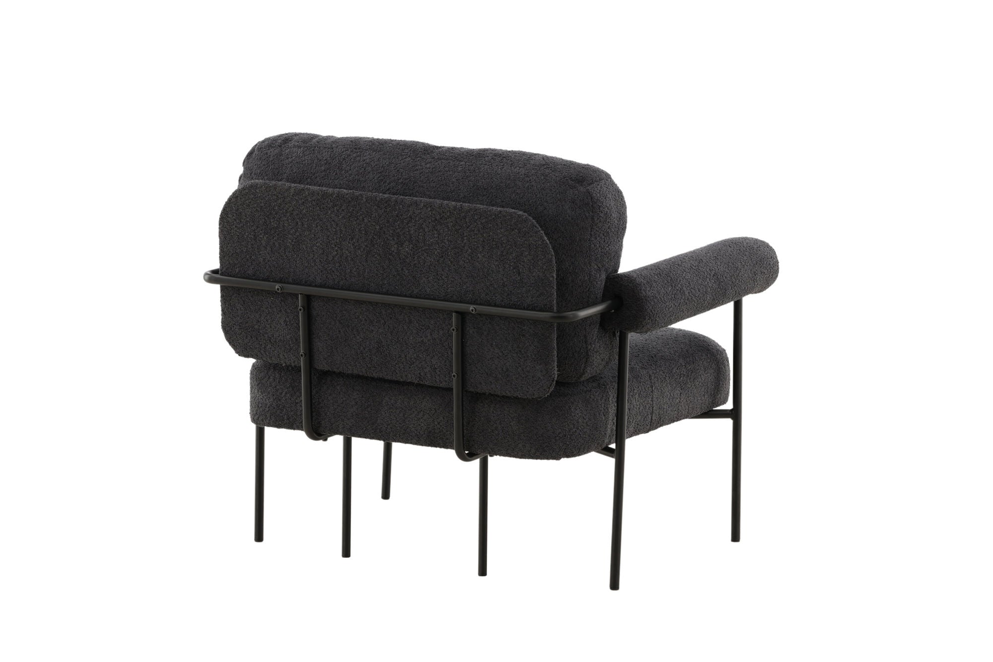 Vind Tillberga x Josefin Lustig - Arm stol - Dark Grey Boucle