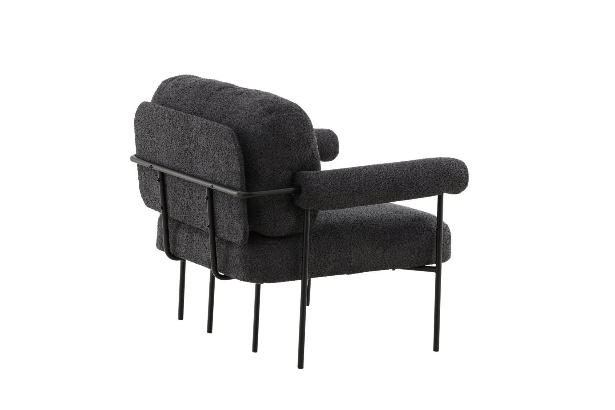 Vind Tillberga x Josefin Lustig - Arm stol - Dark Grey Boucle