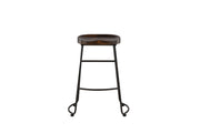Venture Home Ozark Bar stol 2-pack - Zinklook / Dark Walnut Wood