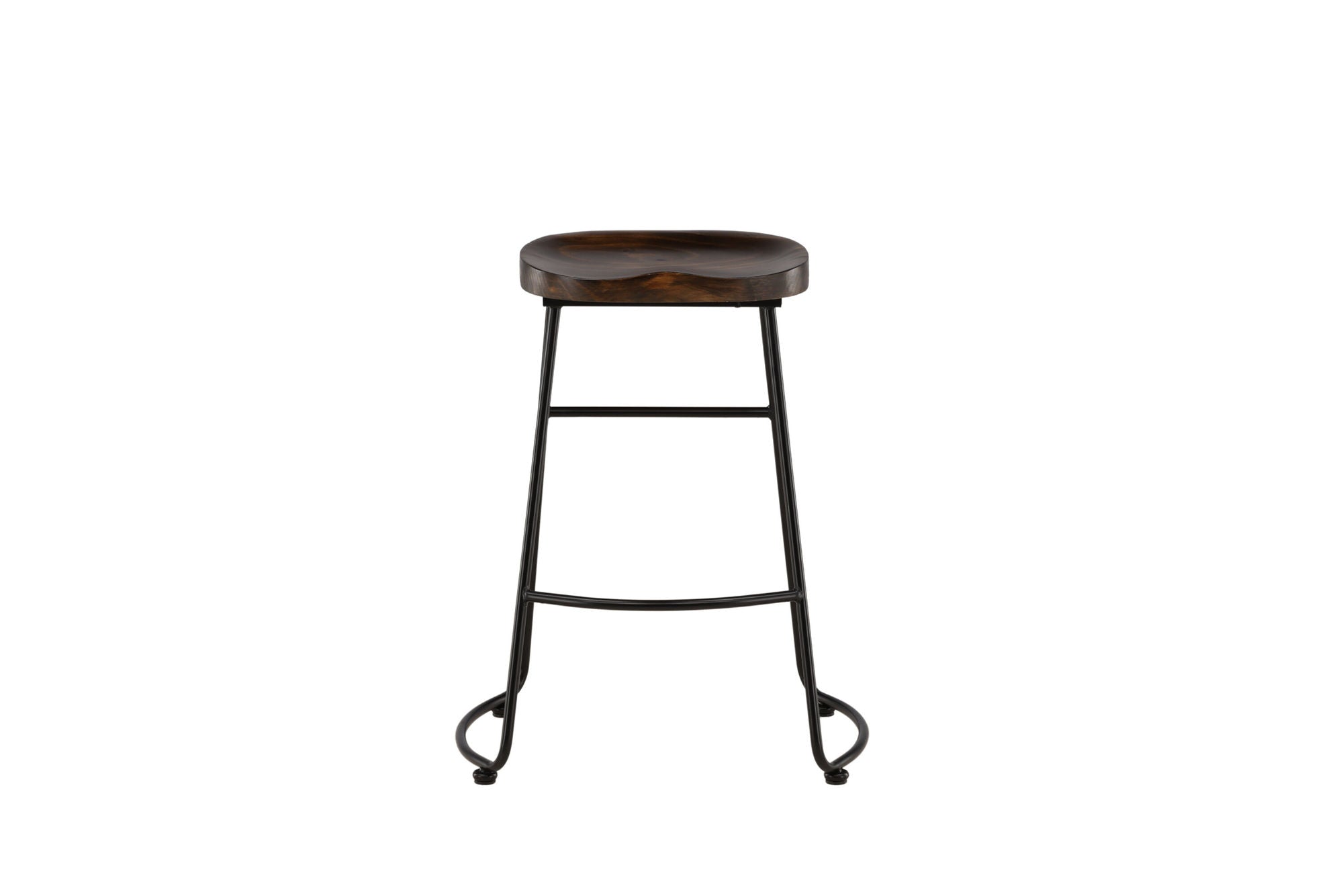 Venture Home Ozark Bar stol 2-pack - Zinklook / Dark Walnut Wood