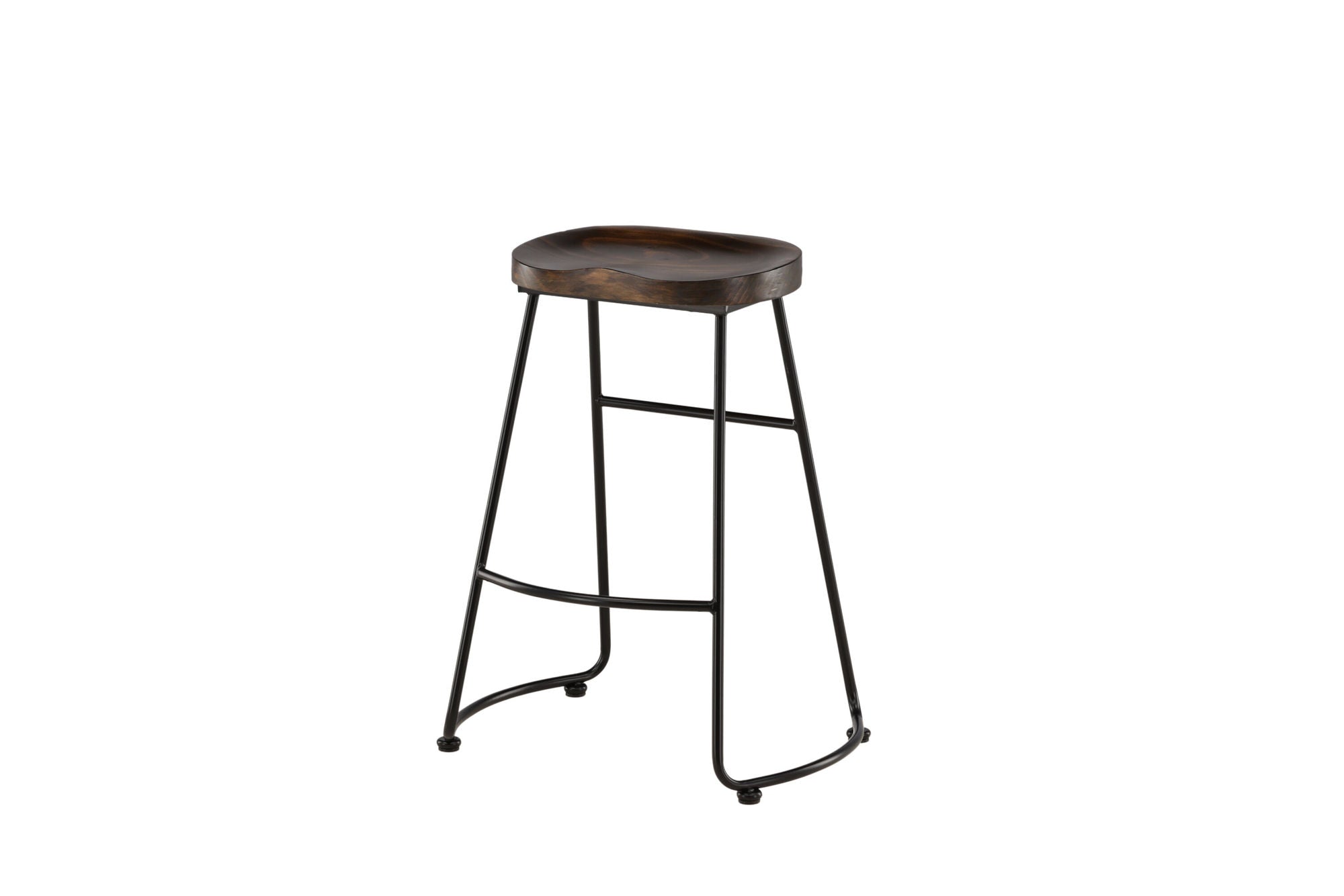 Venture Home Ozark Bar stol 2-pack - Zinklook / Dark Walnut Wood