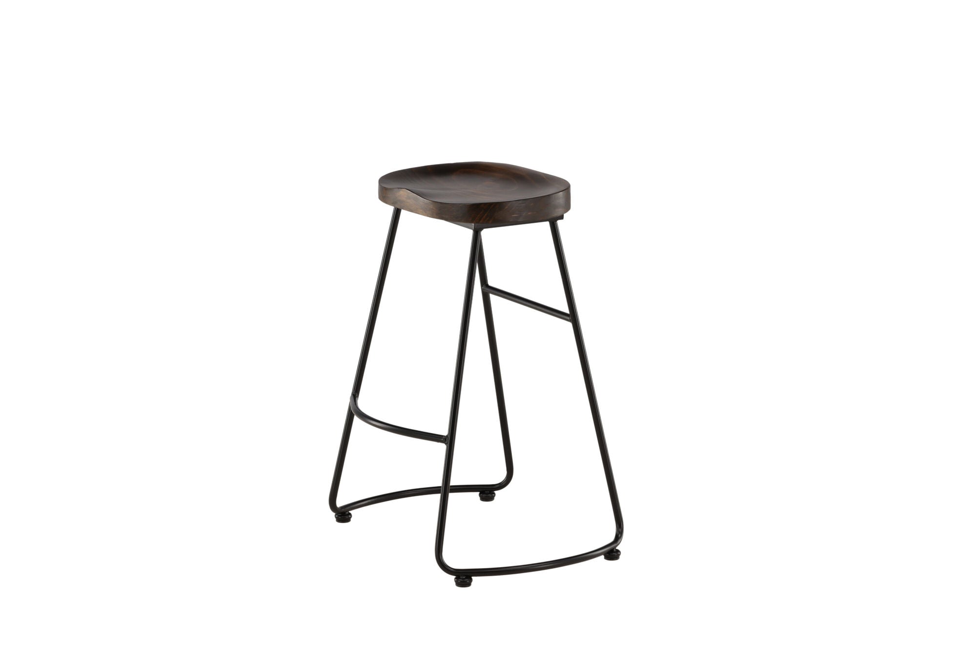 Venture Home Ozark Bar stol 2-pack - Zinklook / Dark Walnut Wood