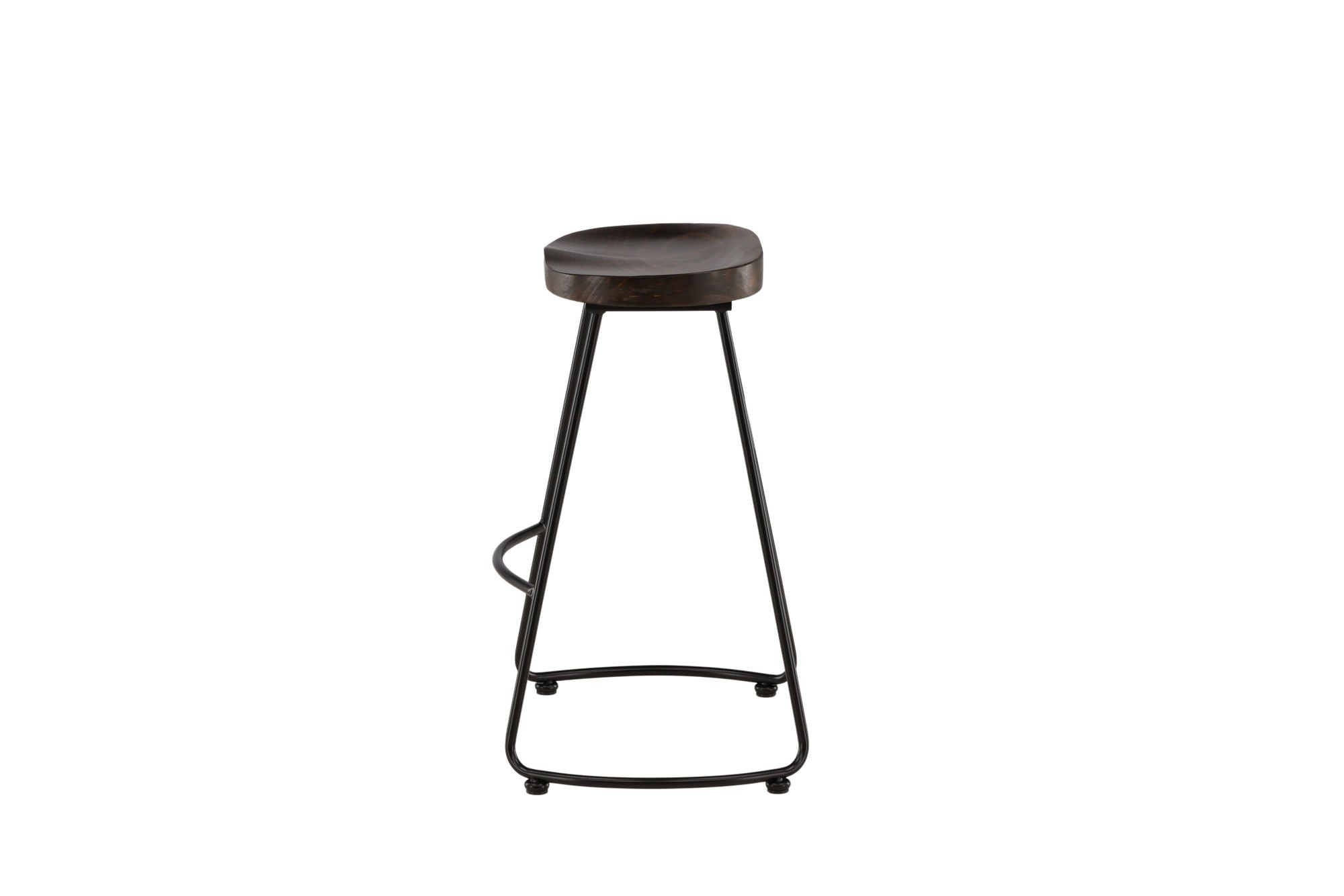 Venture Home Ozark Bar stol 2-pack - Zinklook / Dark Walnut Wood