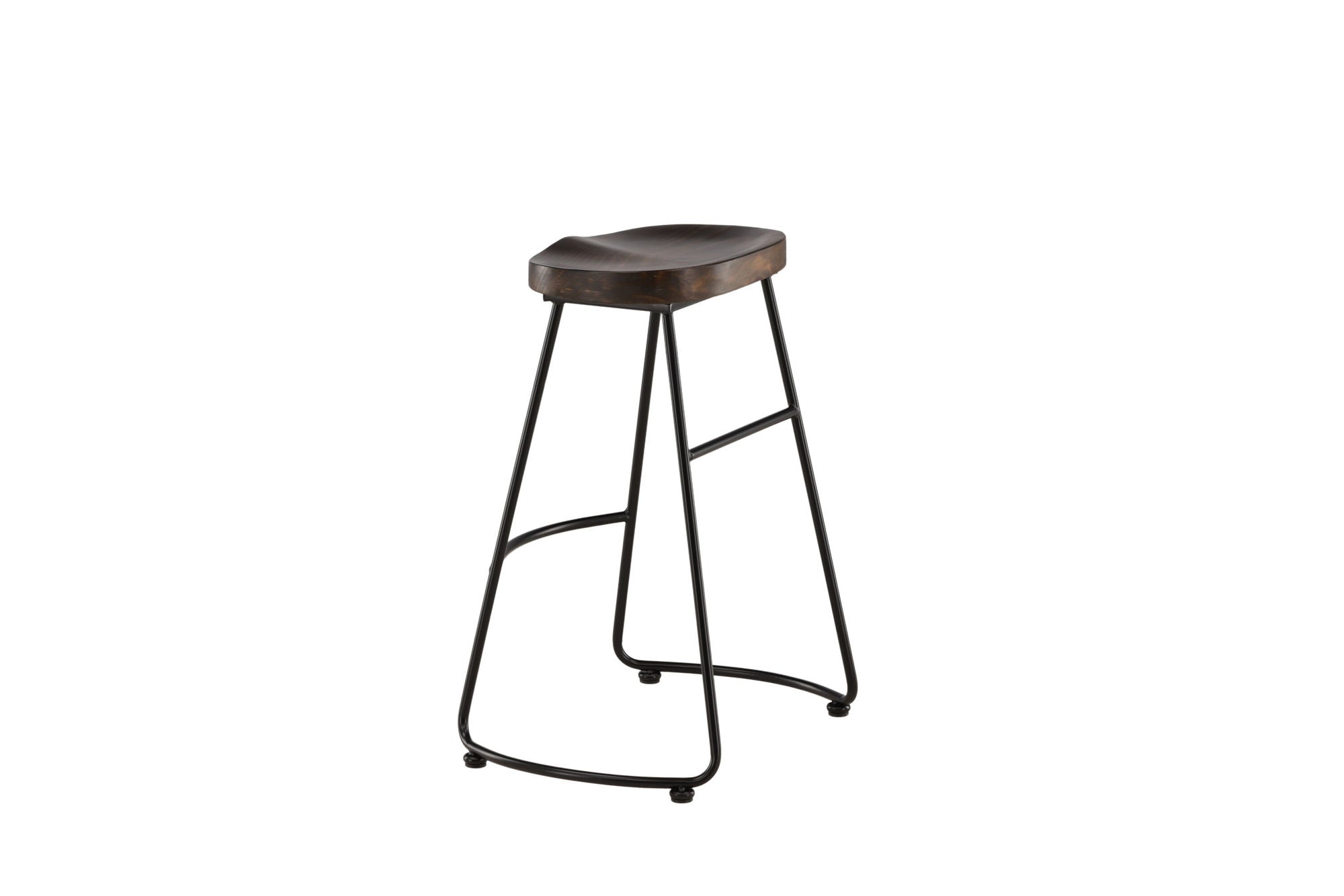 Venture Home Ozark Bar stol 2-pack - Zinklook / Dark Walnut Wood