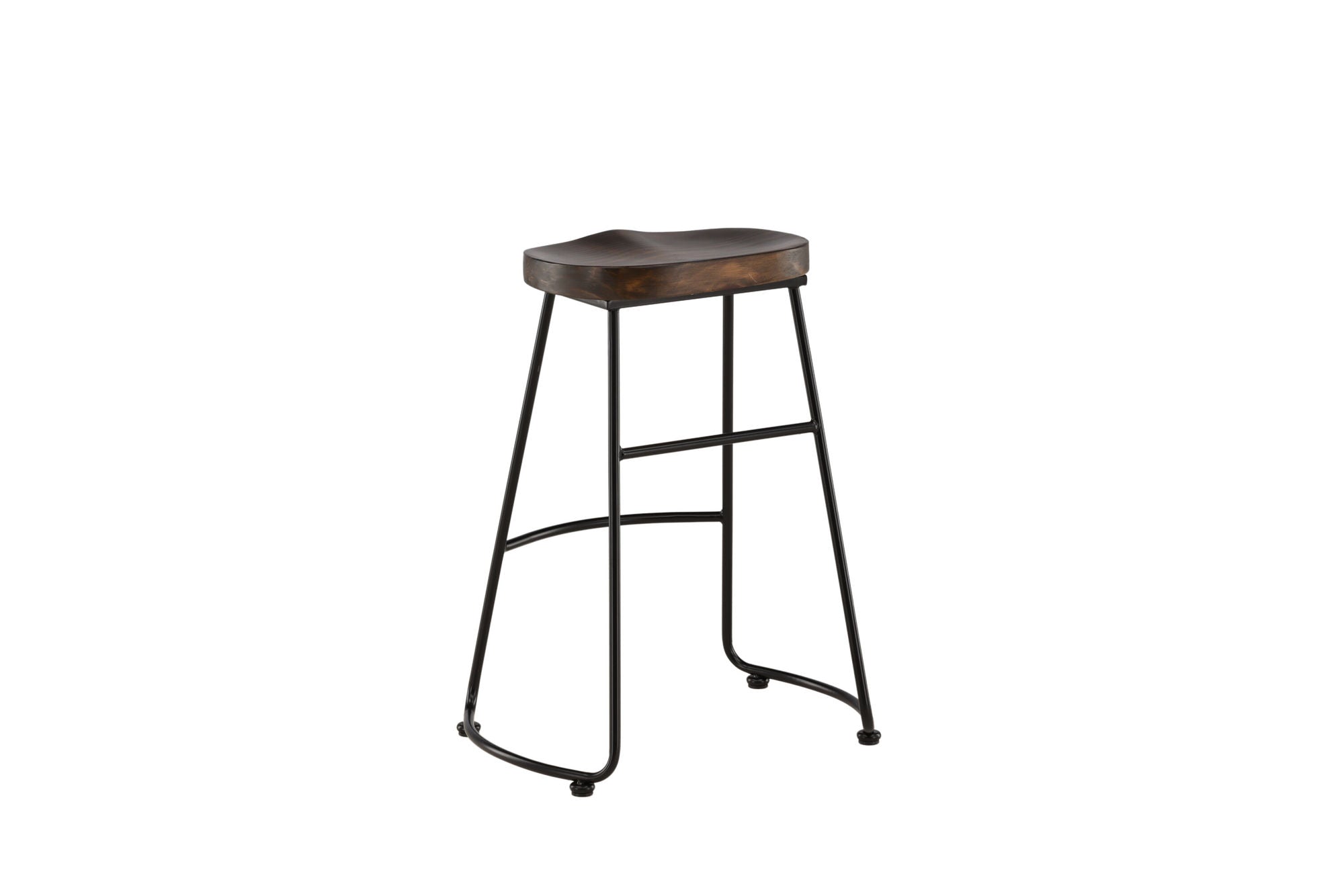 Venture Home Ozark Bar stol 2-pack - Zinklook / Dark Walnut Wood