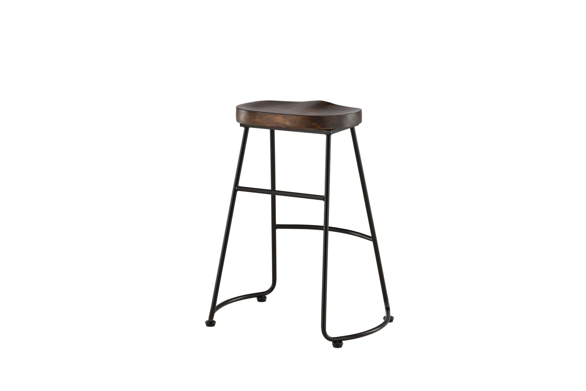 Venture Home Ozark Bar stol 2-pack - Zinklook / Dark Walnut Wood
