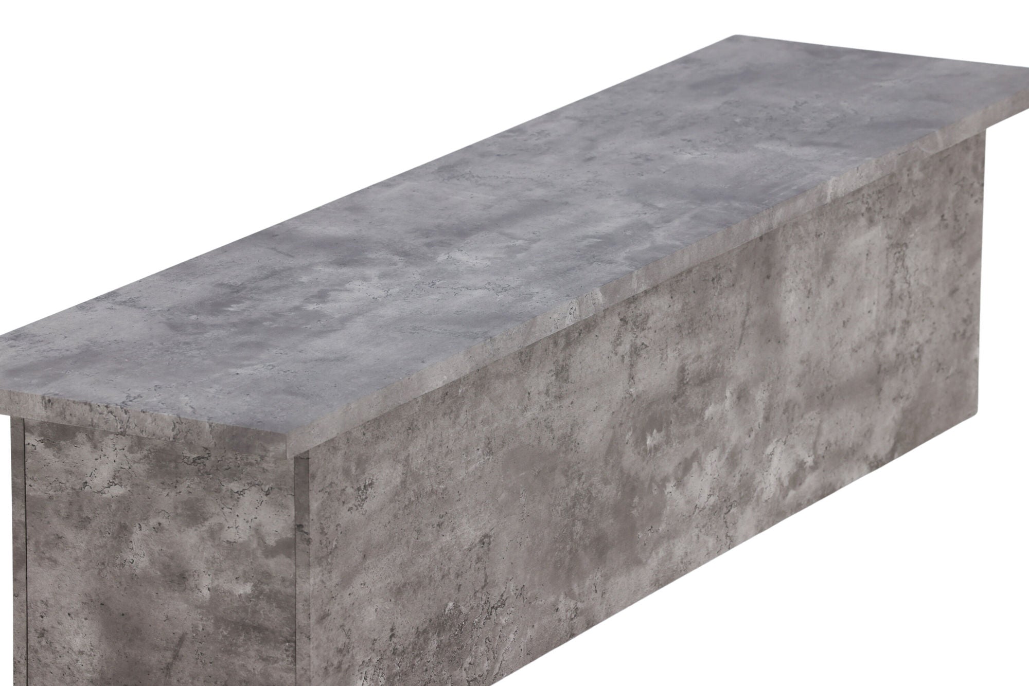 Venture Home Kellogg bænk - Grey / Off White Linen