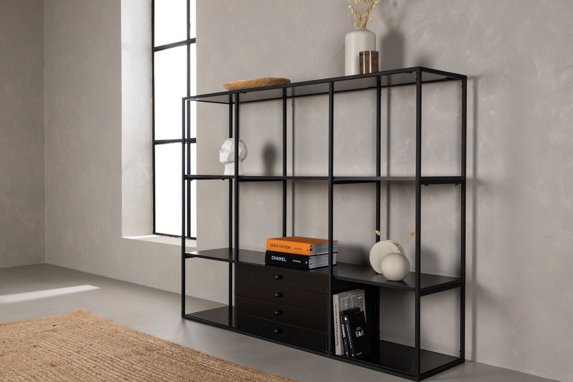 Venture Home Amaraillo skab - Black / Metal / MDF