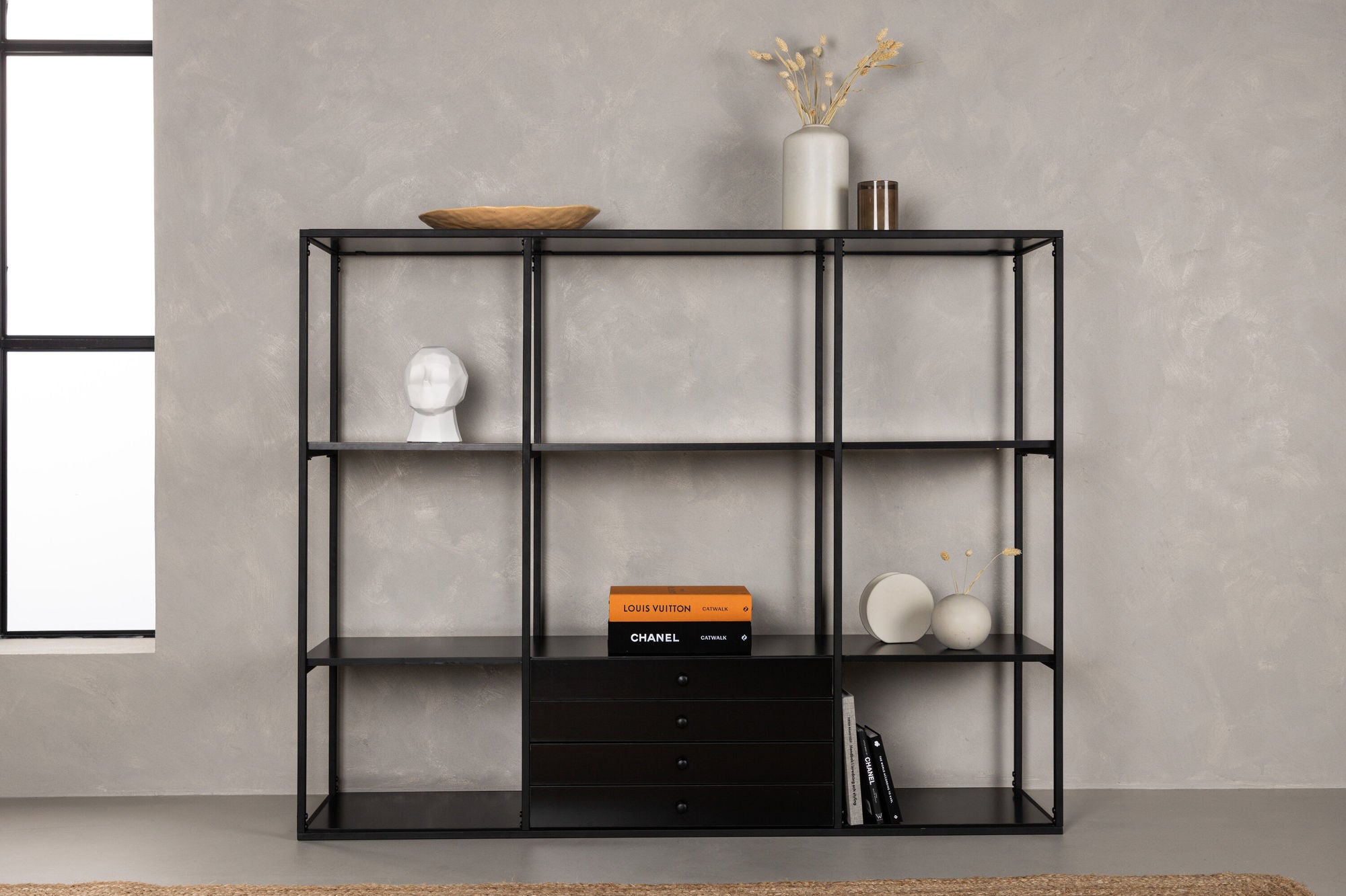 Venture Home Amaraillo skab - Black / Metal / MDF