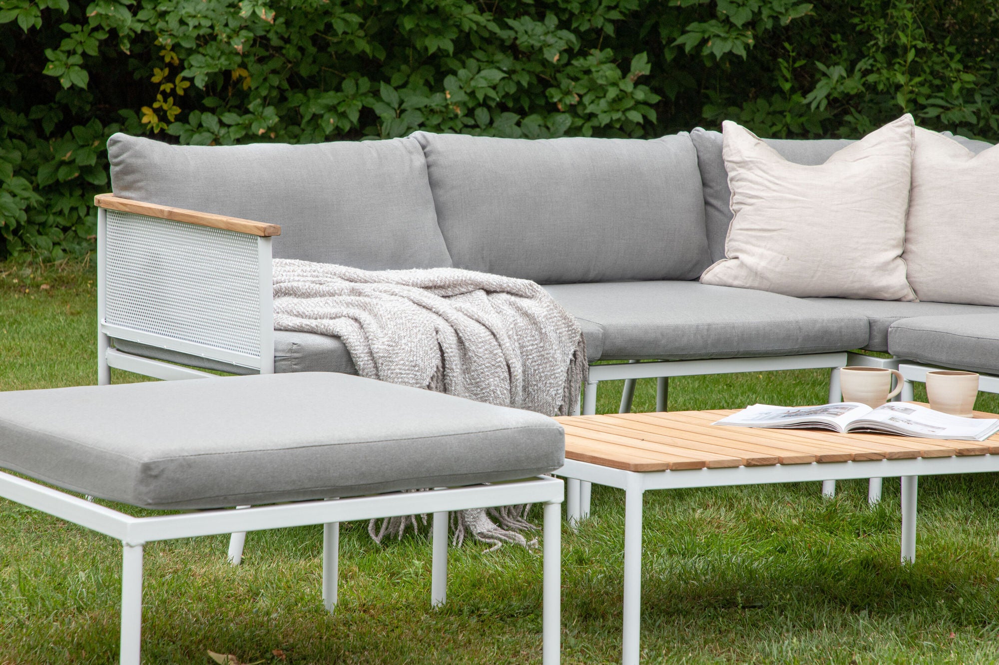Venture Home Nettan Loungeset Steel - White / Light Grey