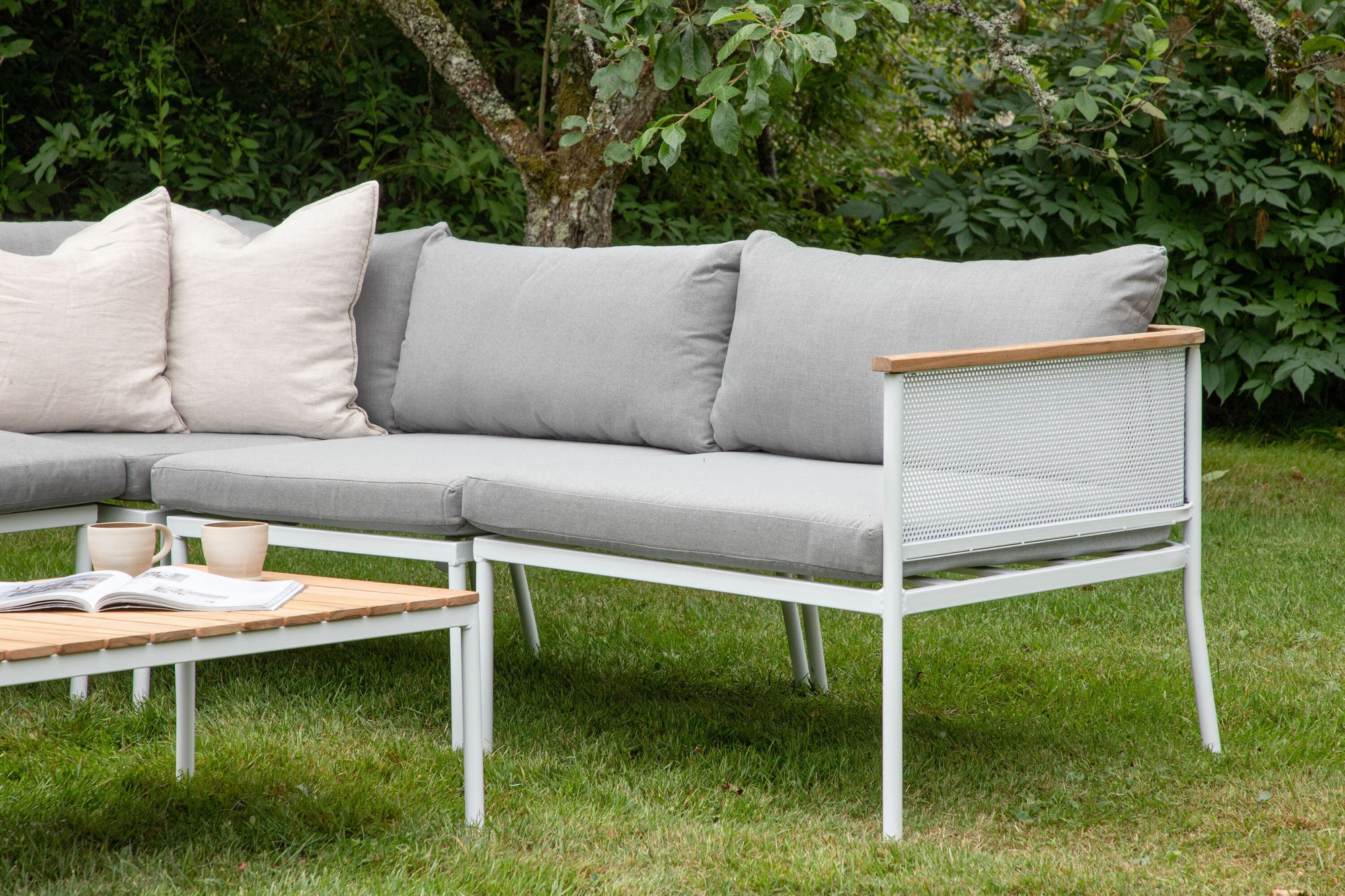 Venture Home Nettan Loungeset Steel - White / Light Grey
