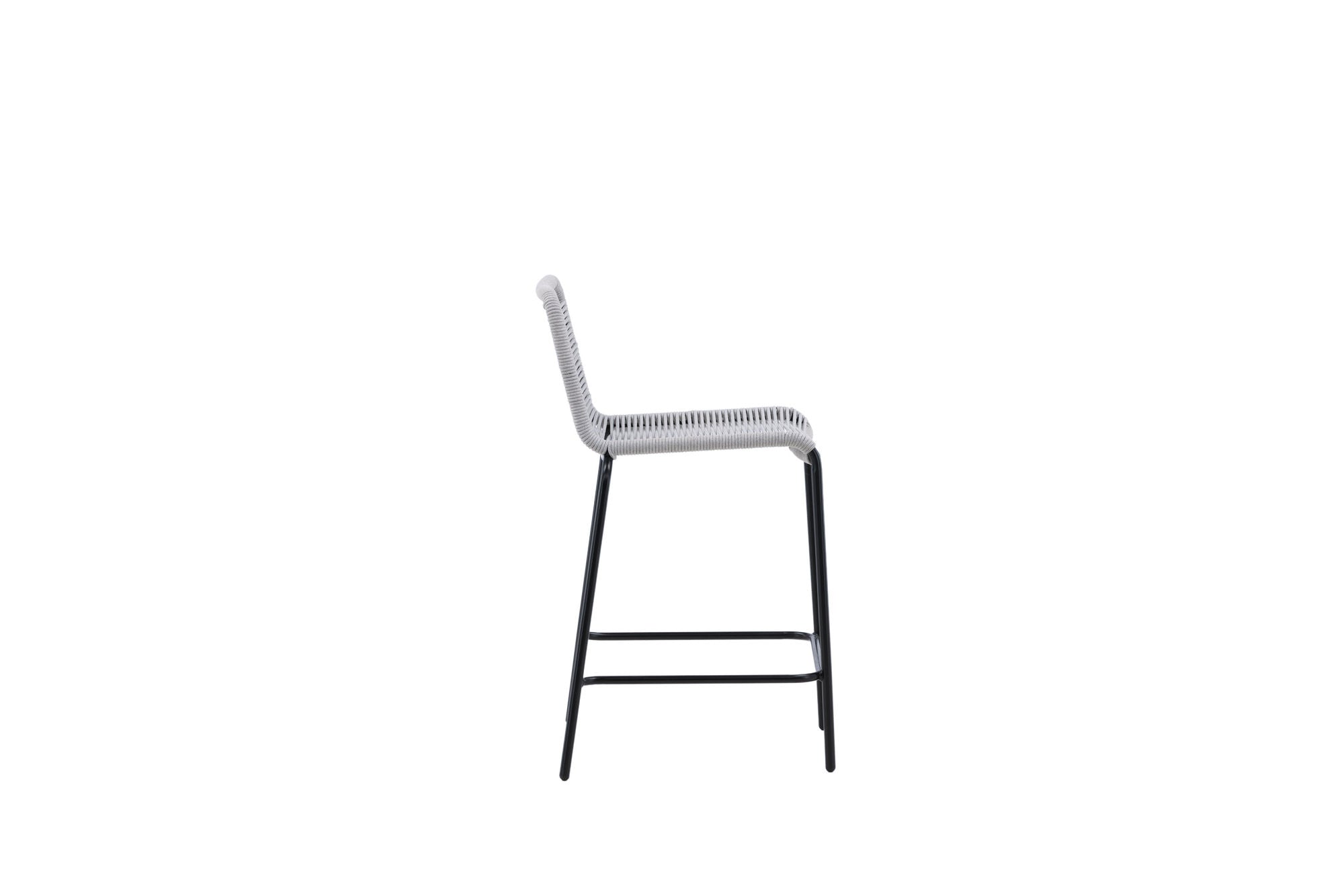 Venture Home Lindos Barchair 2-pack Steel - Black / Light Grey