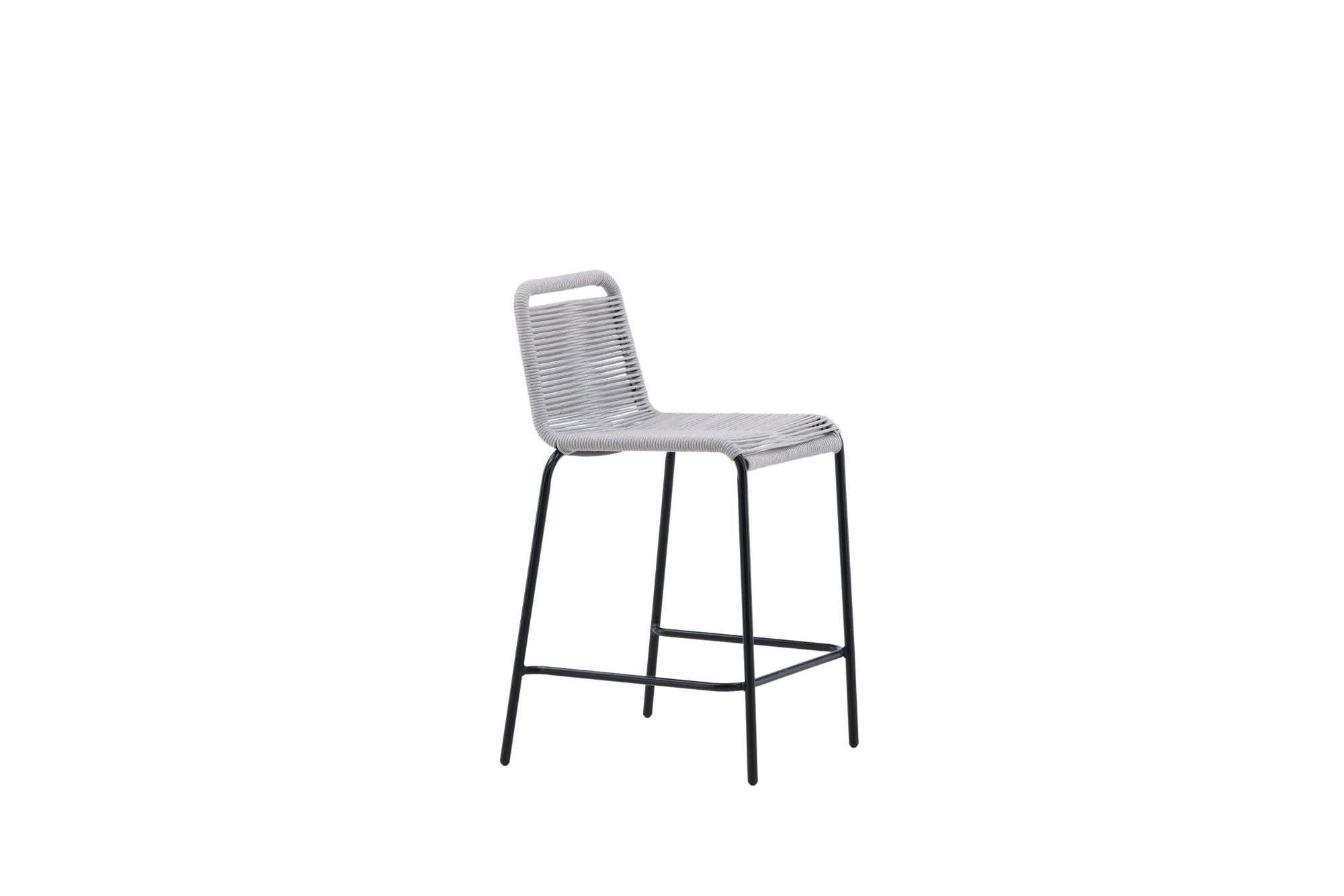 Venture Home Lindos Barchair 2-pack Steel - Black / Light Grey