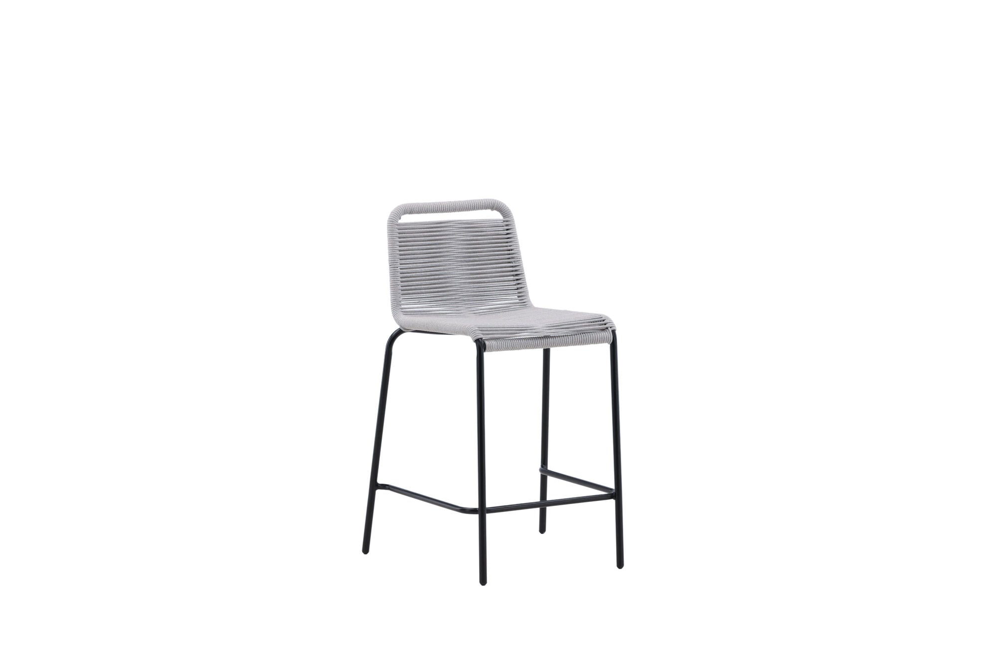 Venture Home Lindos Barchair 2-pack Steel - Black / Light Grey