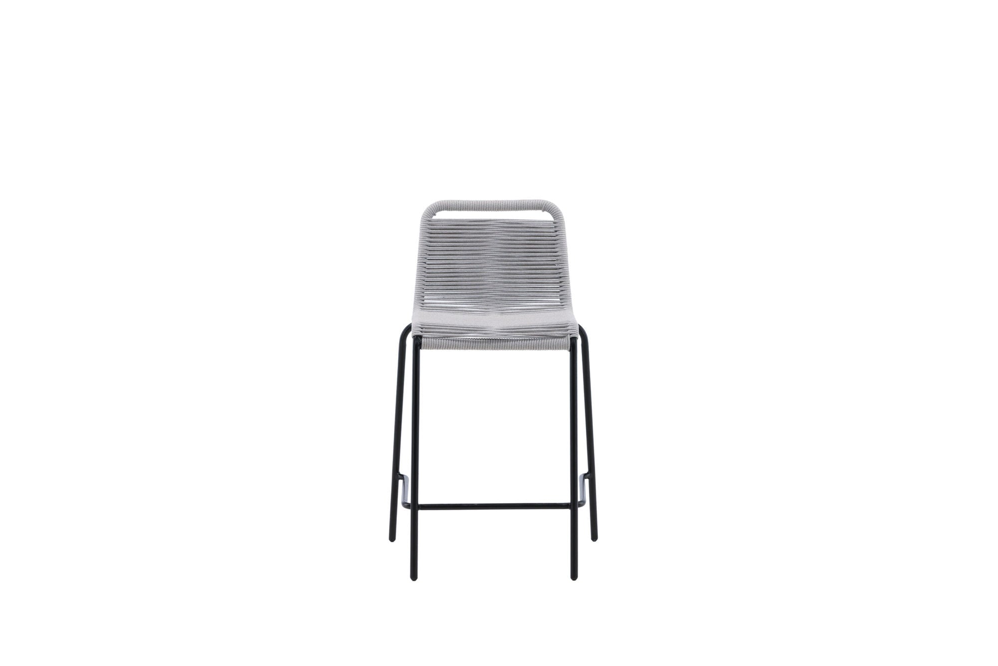 Venture Home Lindos Barchair 2-pack Steel - Black / Light Grey