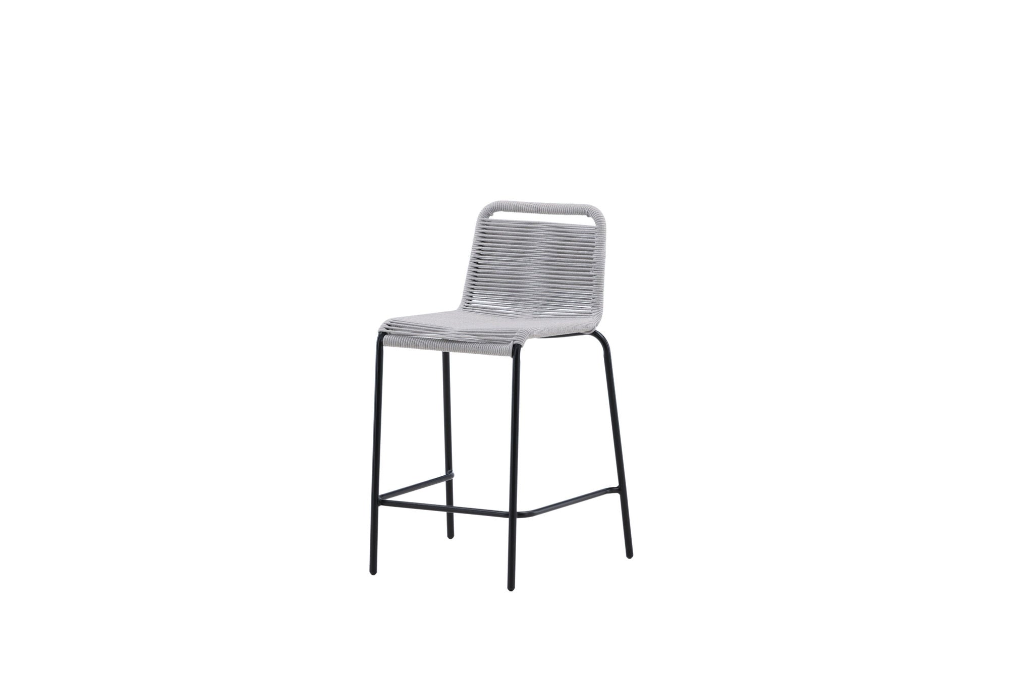 Venture Home Lindos Barchair 2-pack Steel - Black / Light Grey