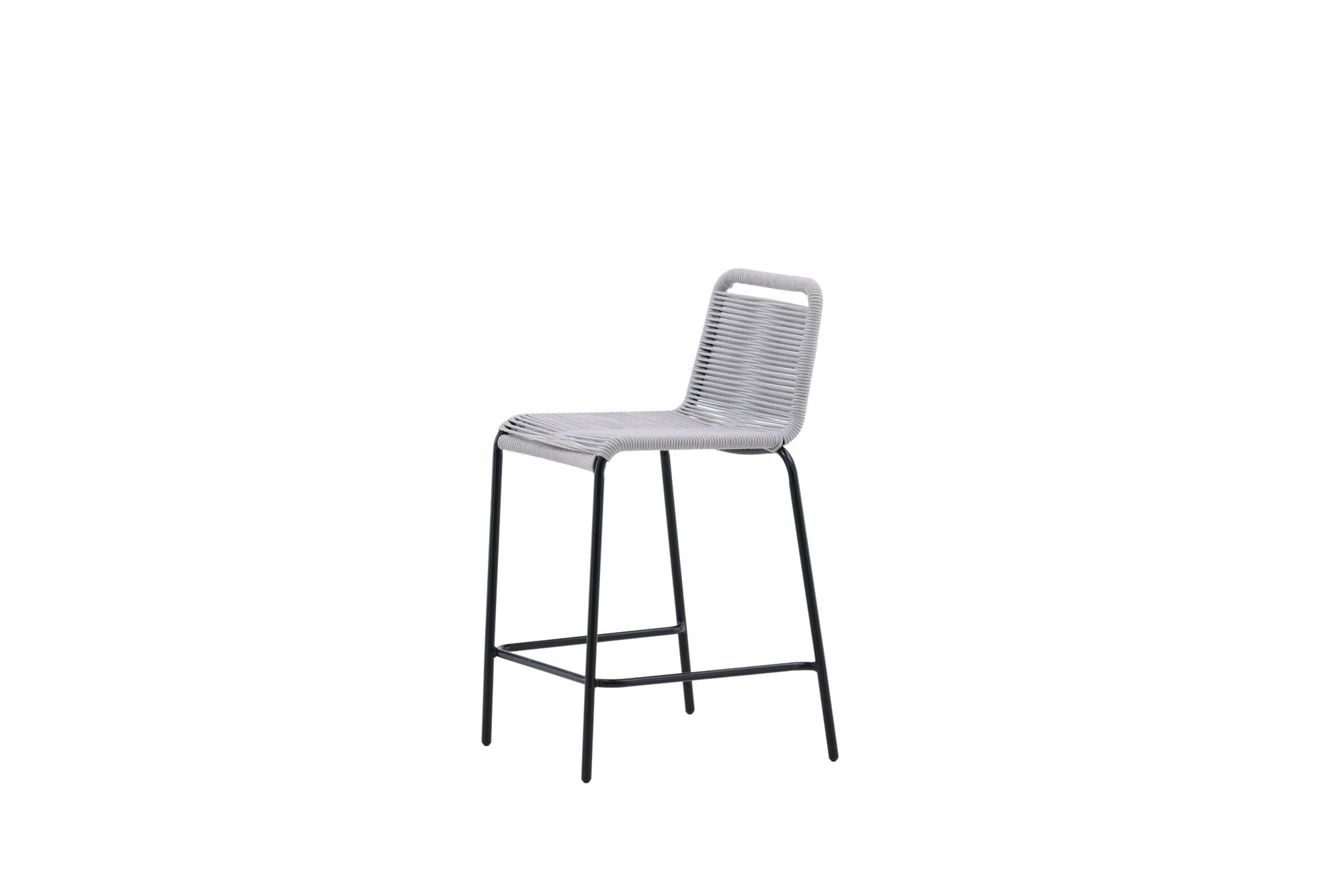 Venture Home Lindos Barchair 2-pack Steel - Black / Light Grey