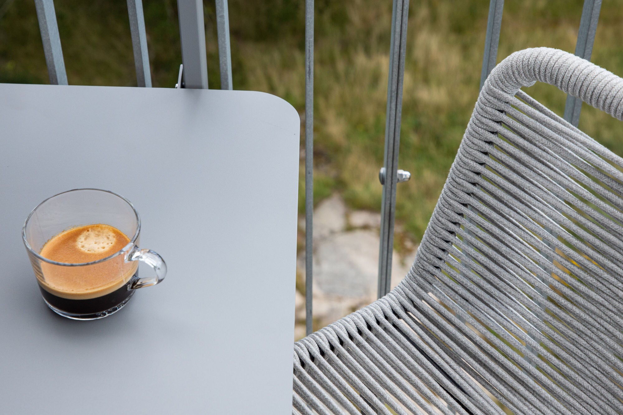 Venture Home Lindos Barchair 2-pack Steel - Black / Light Grey