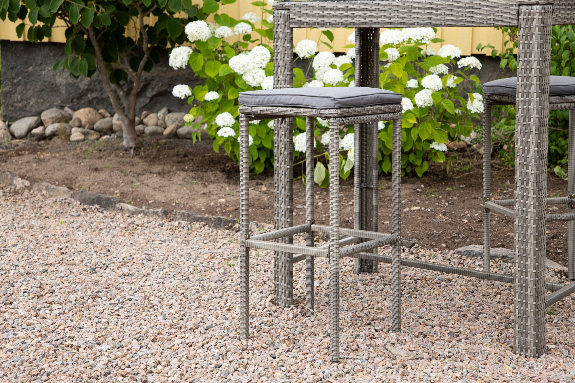 Venture Home Alo Barchair Steel - Grey Wicker