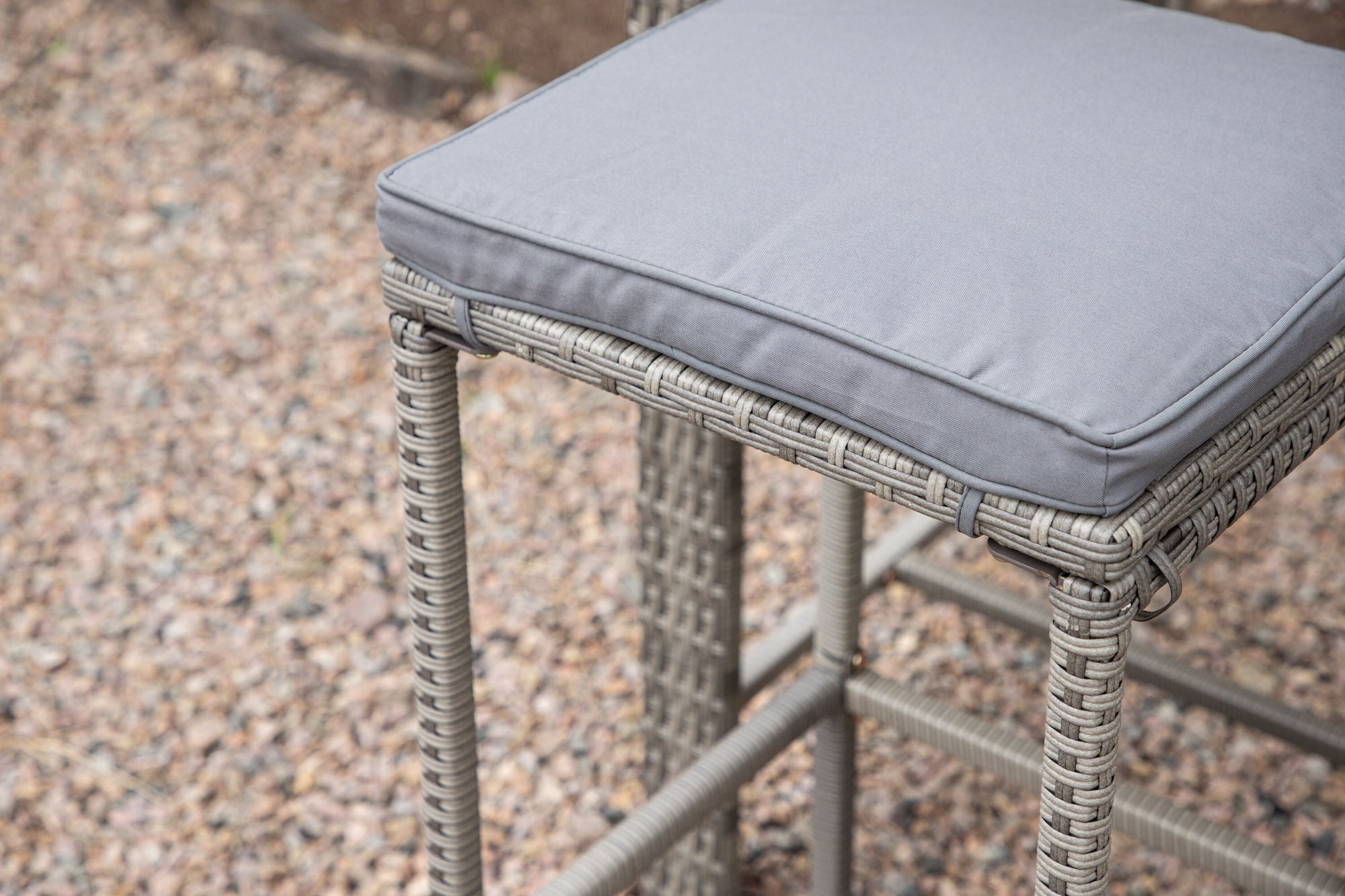 Venture Home Alo Barchair Steel - Grey Wicker
